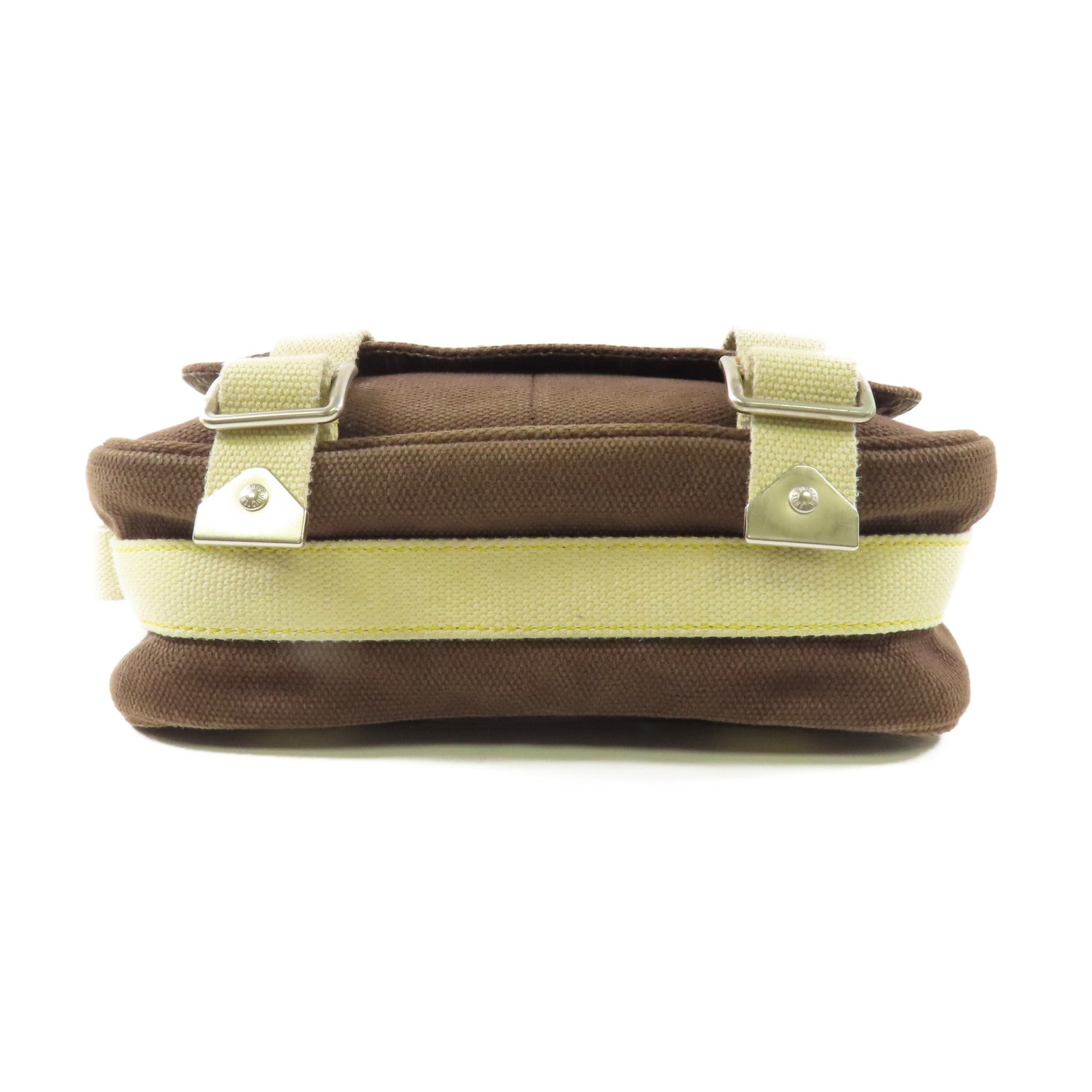 LOUIS VUITTON 帆布Besace PM銀扣肩背袋