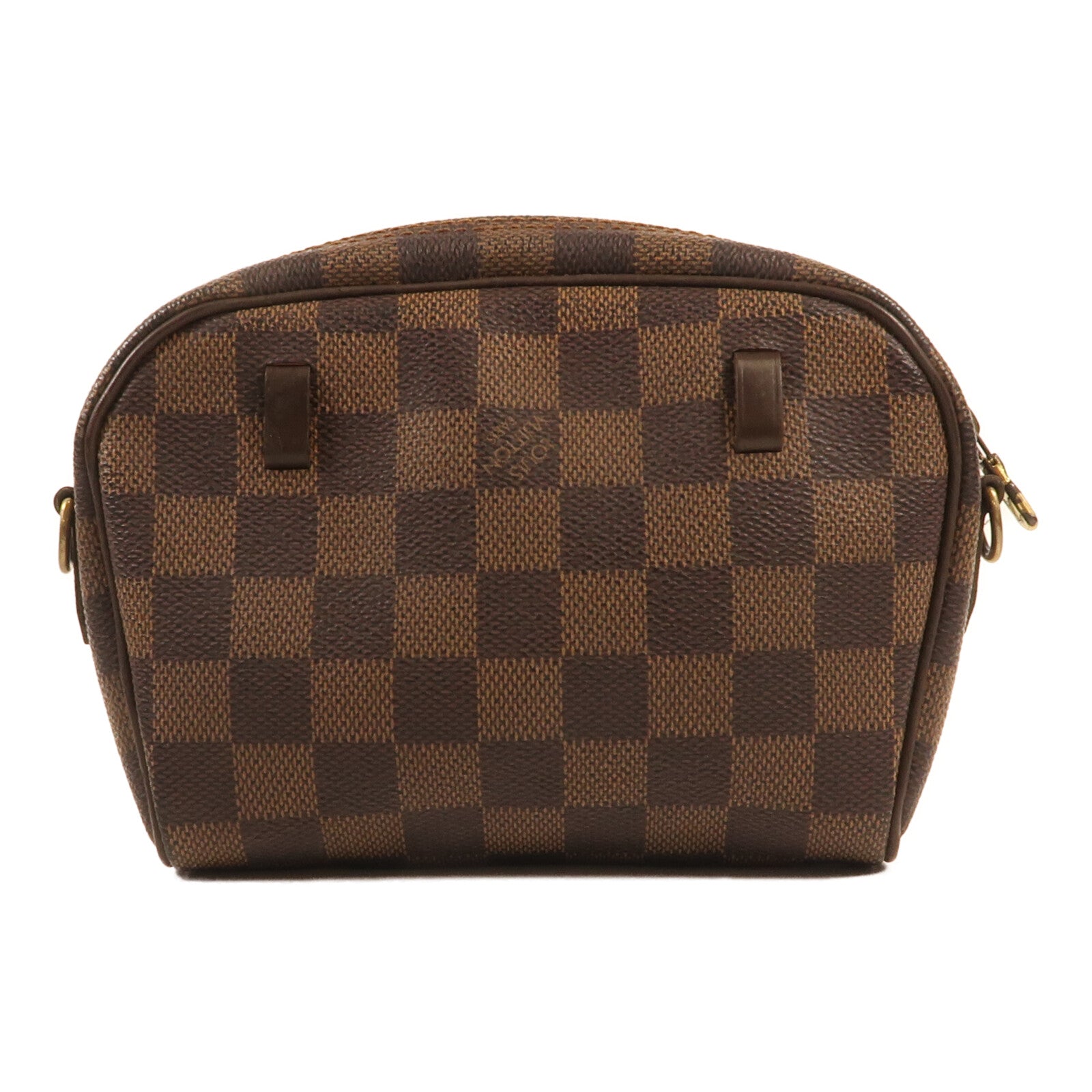LOUIS VUITTON Damier Pochette Ipanema金扣肩背袋