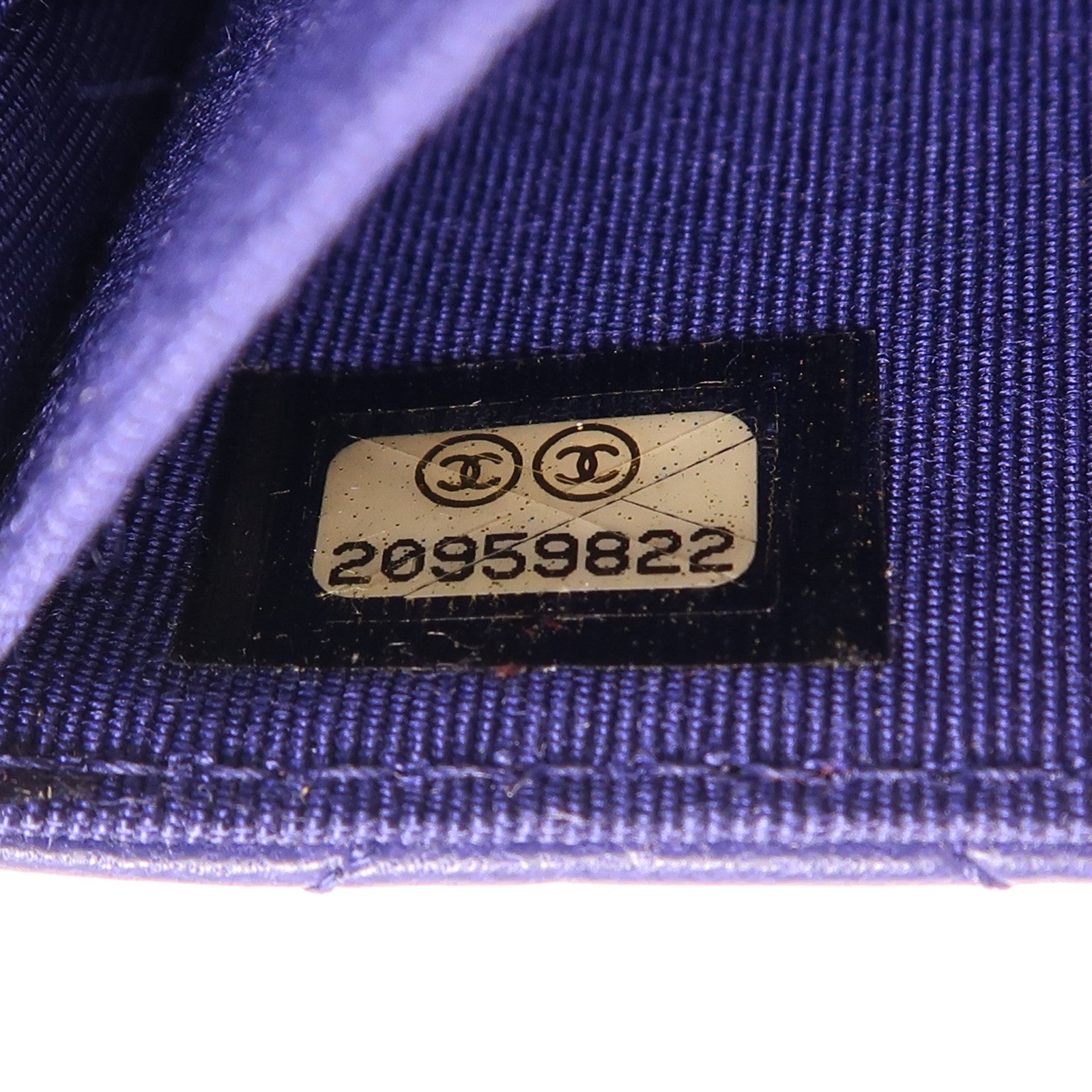 CHANEL 羊皮皮革Card Case銀扣卡片套