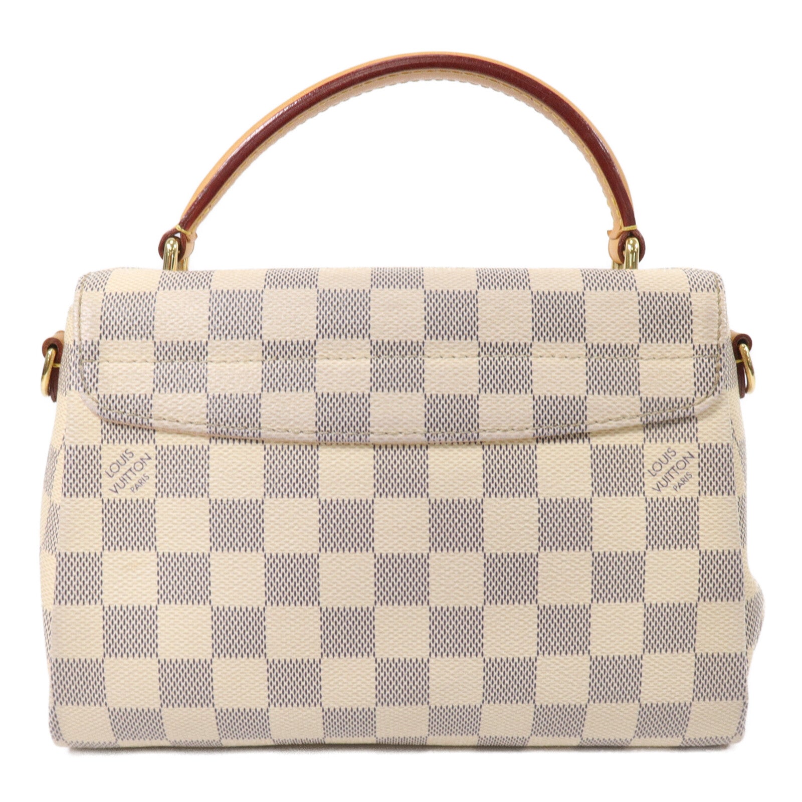 LOUIS VUITTON Damier Croisette手挽肩背兩用袋