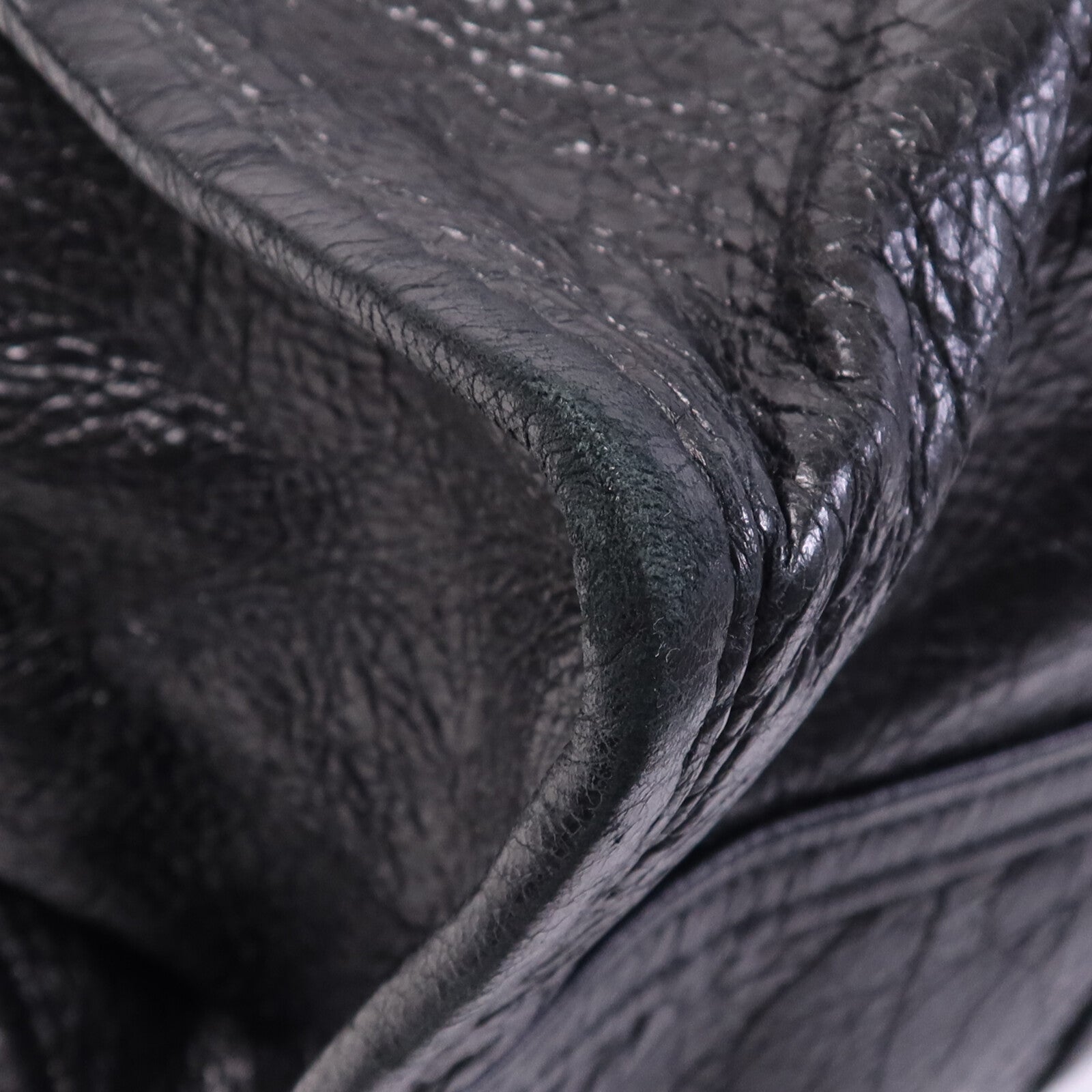 BALENCIAGA 羊皮皮革Bazar Shopper銀扣肩背袋