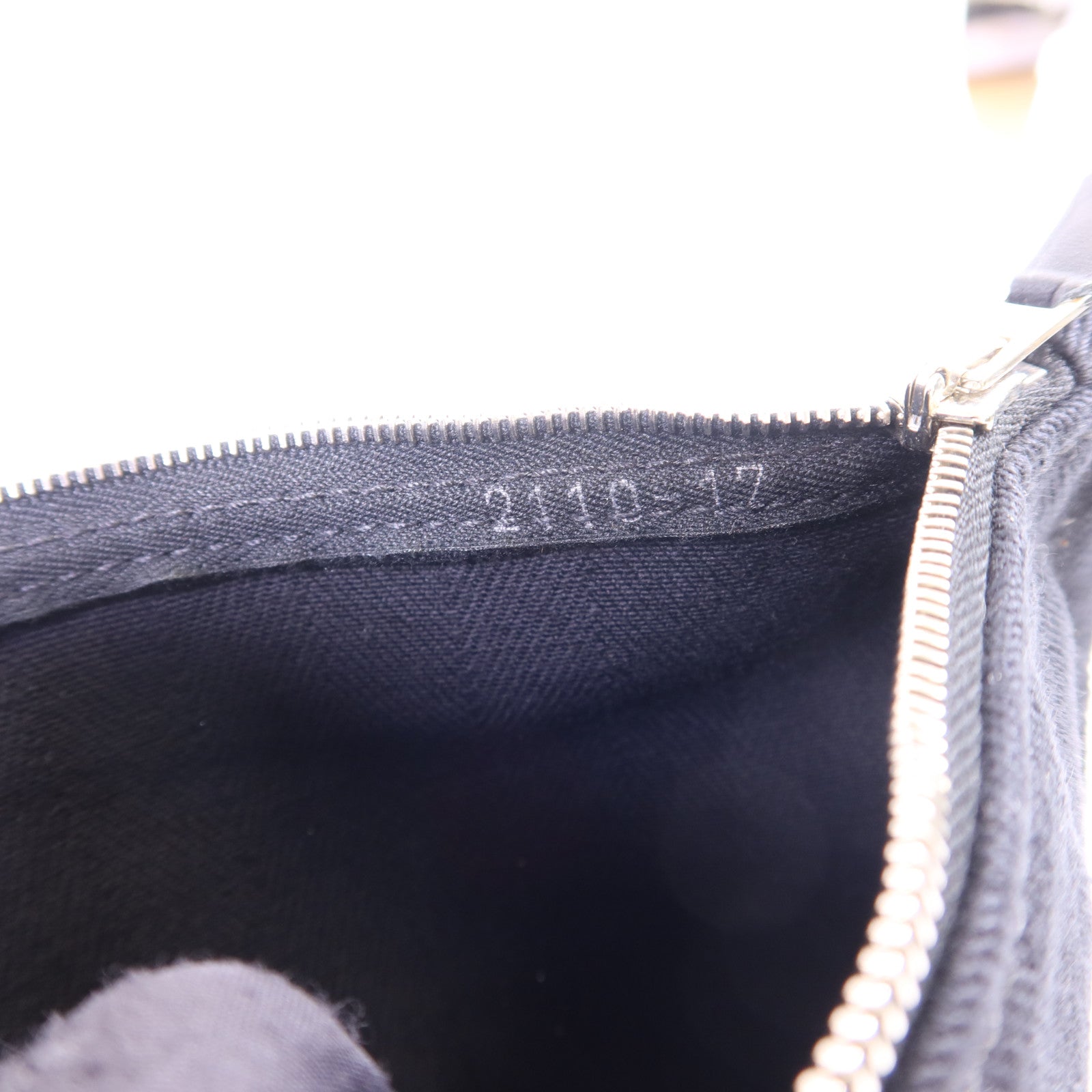 HERMES 帆布Valparaiso PM銀扣手挽袋Noir