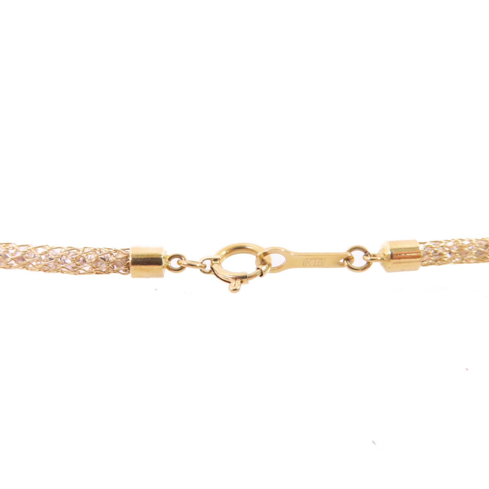 JEWELRY 【激減優惠】18K黃金/藍寶石/0.43ct鑽石Color Stone Diamond Necklace項鏈