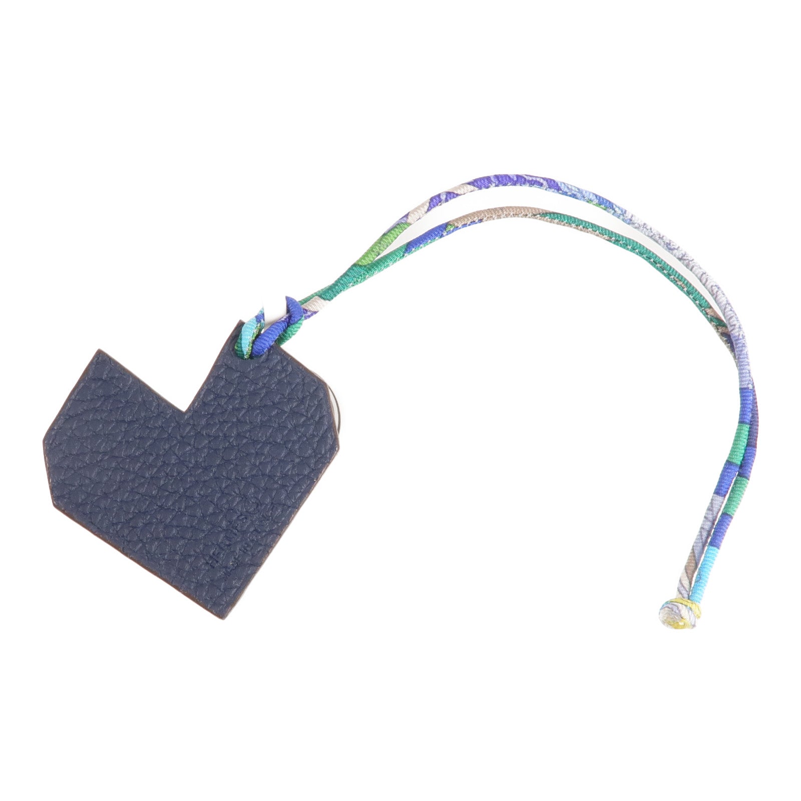 HERMES Togo/Epsom皮革Petit H Heart掛飾