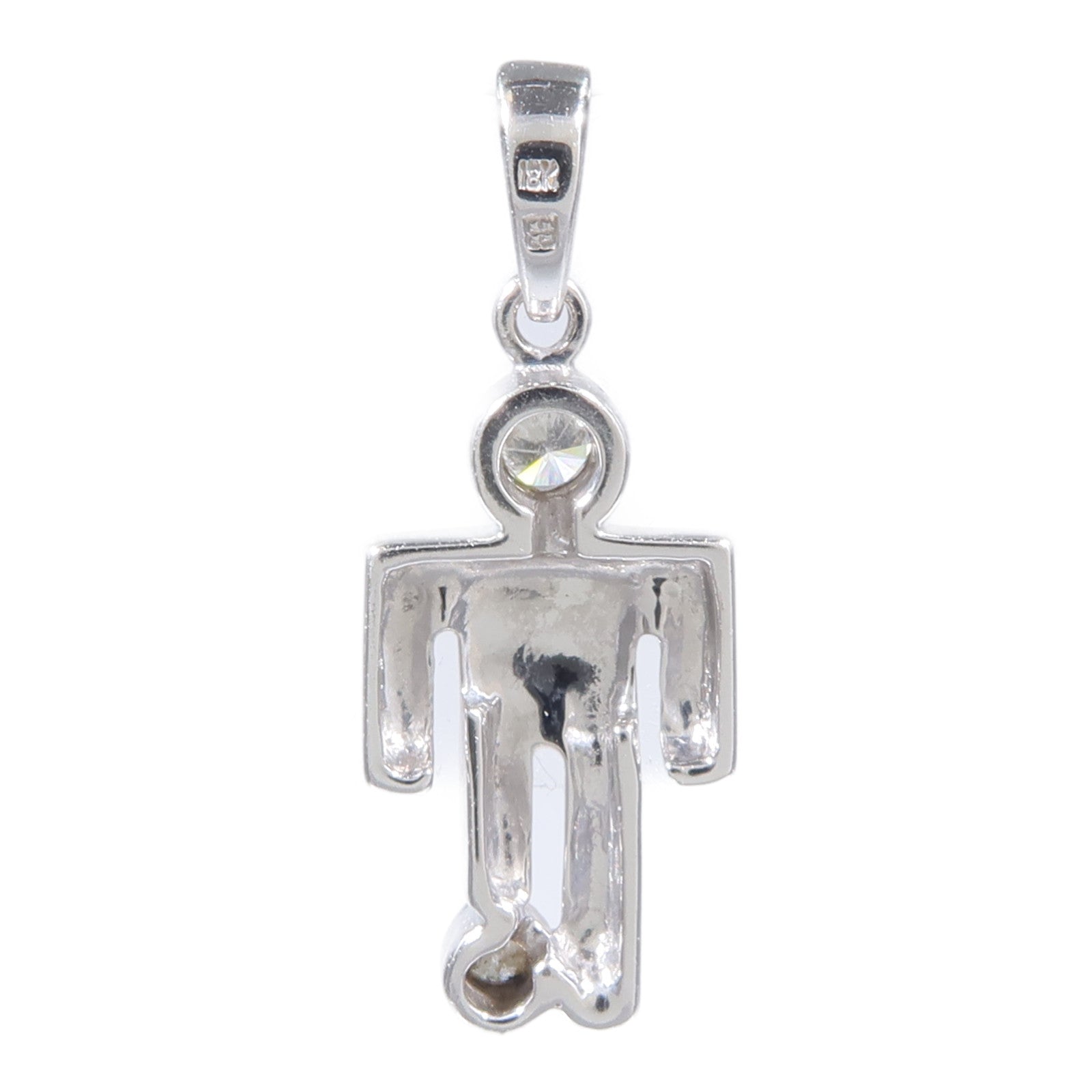 JEWELRY 18K白金Diamond Pendant Top鑽石吊墜