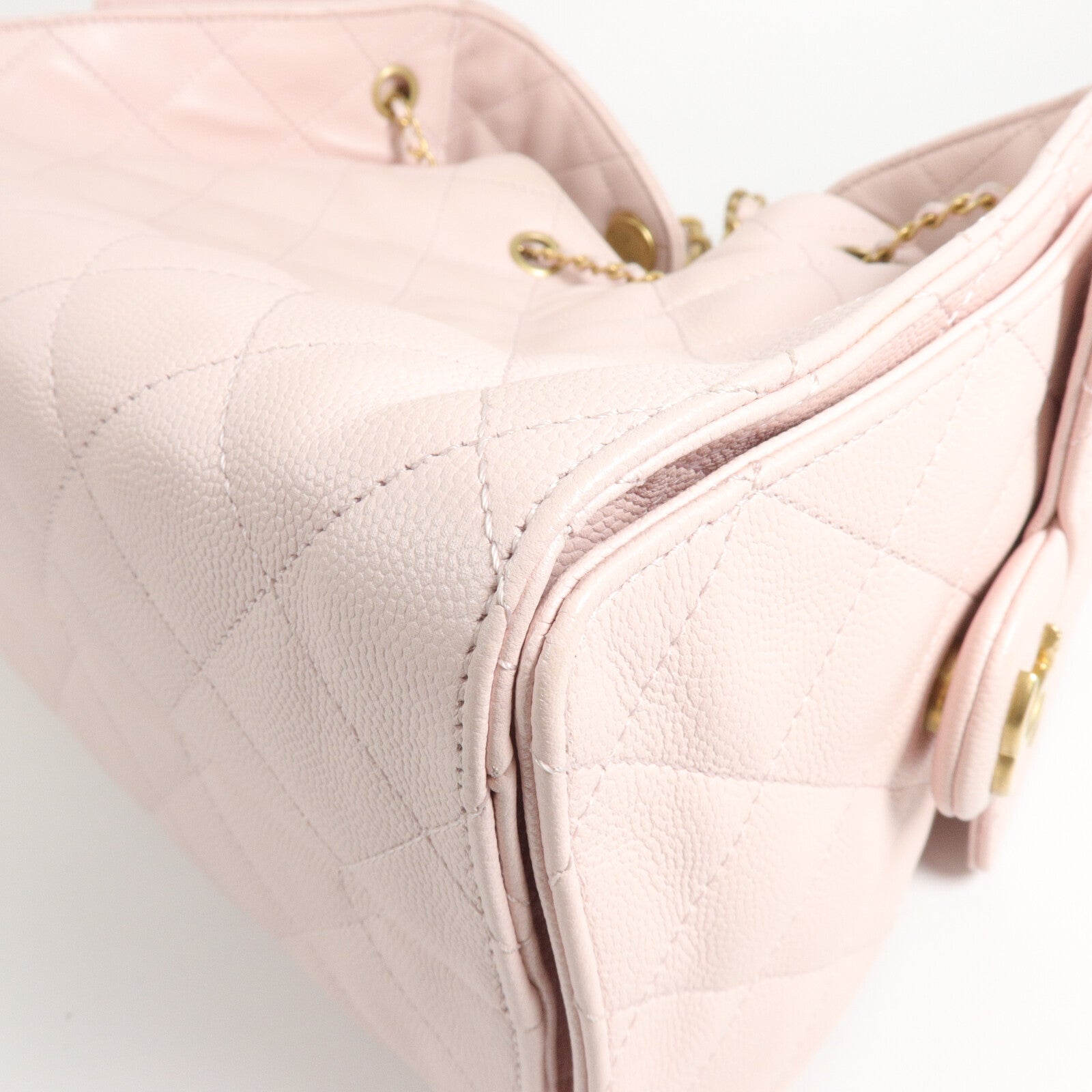 CHANEL 牛皮皮革Chanel 25 Small鏈帶肩背袋