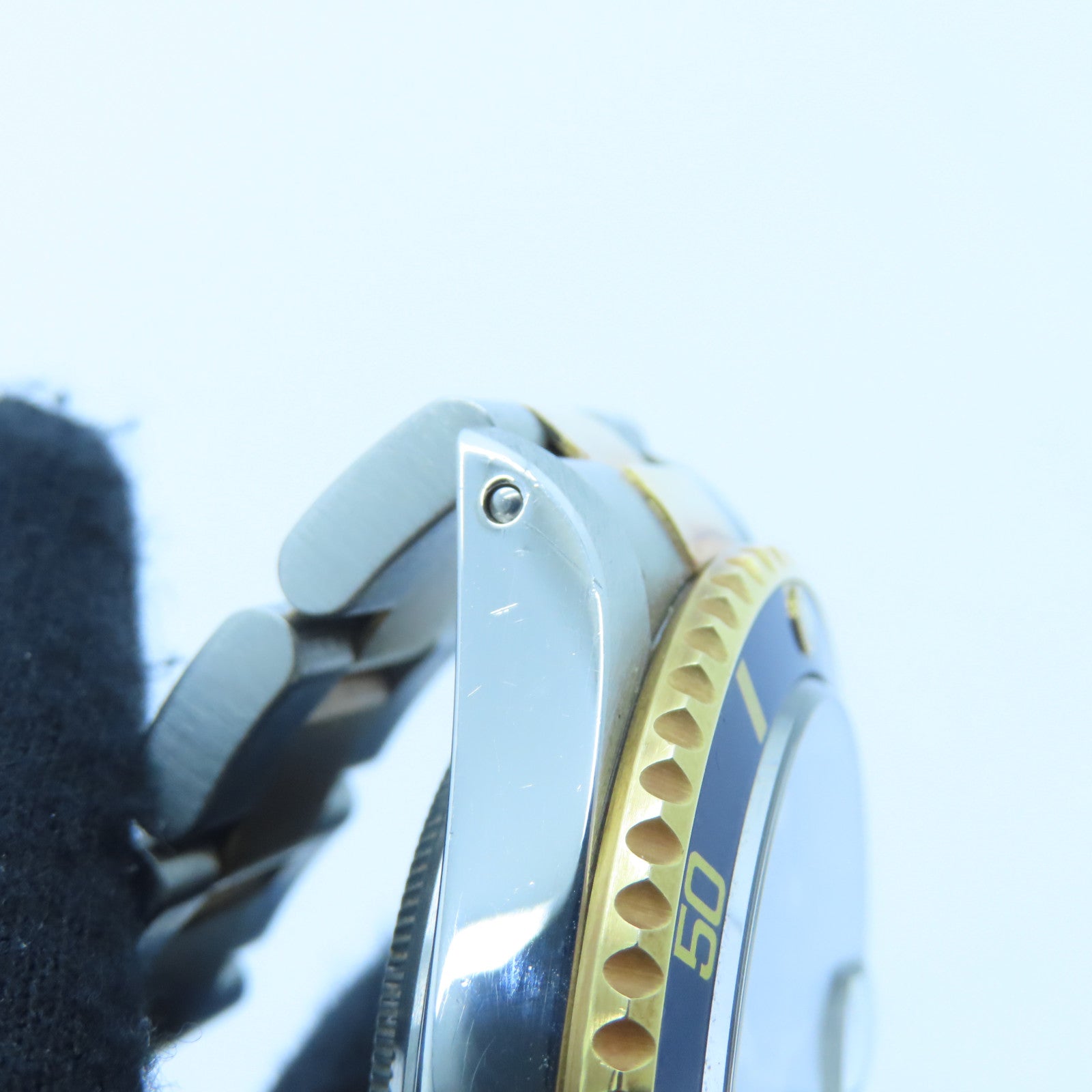 ROLEX Submarinar Date 18K黃金/不鏽鋼手錶自動機芯藍色