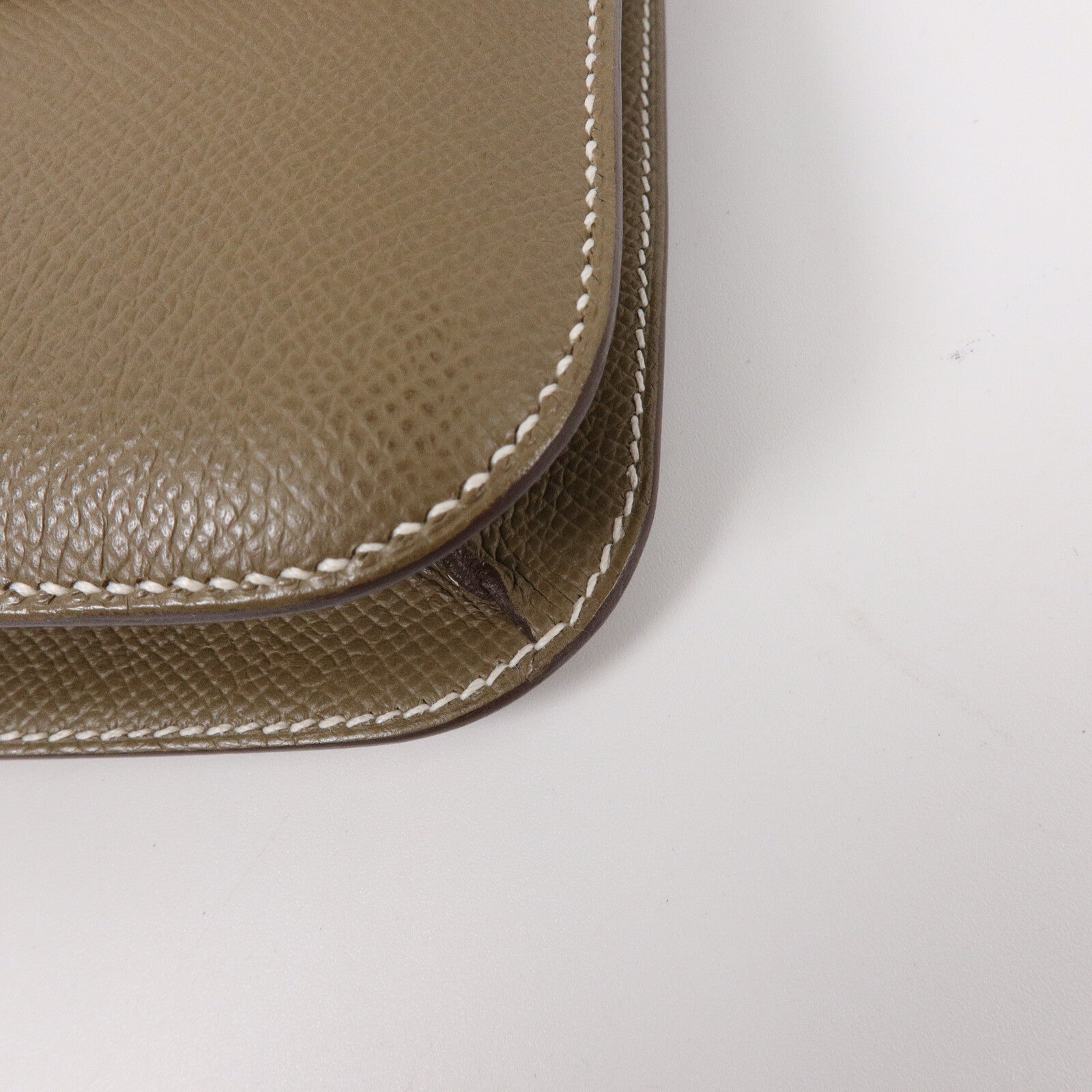 HERMES Epsom皮革Constance Elan肩背袋Etoupe