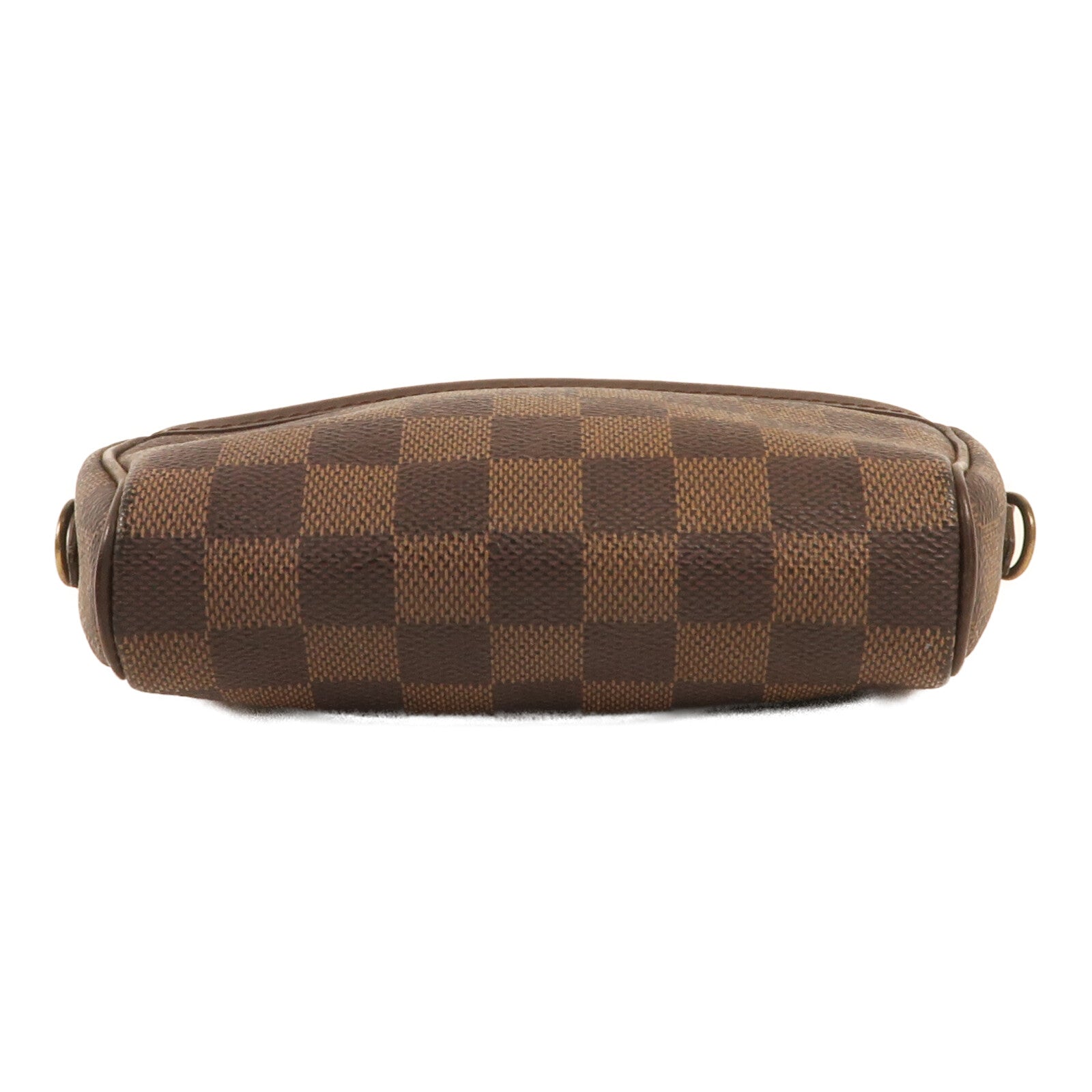 LOUIS VUITTON Damier Pochette Ipanema金扣肩背袋