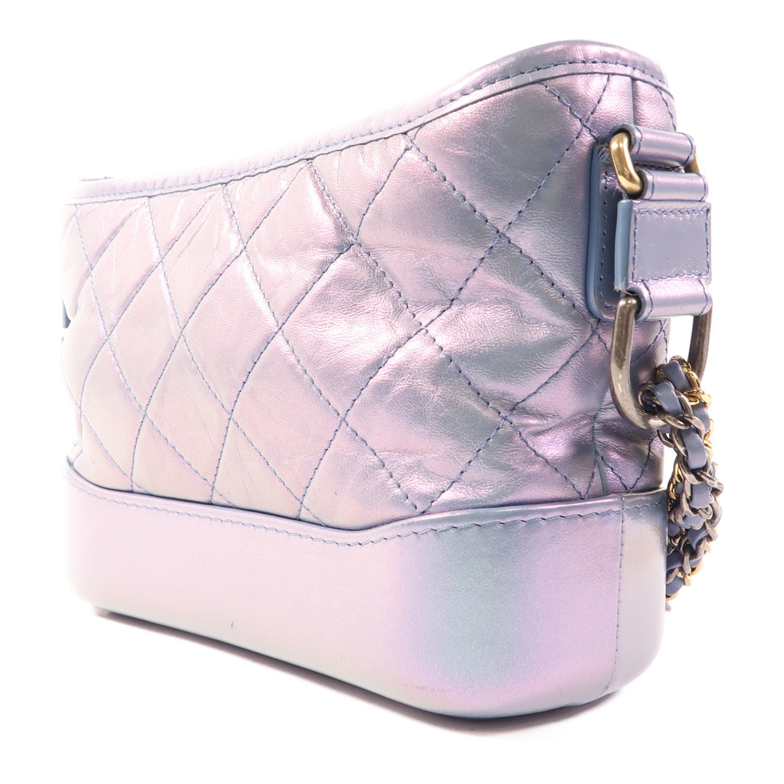 CHANEL 牛皮皮革Gabrielle Small鏈帶肩背袋