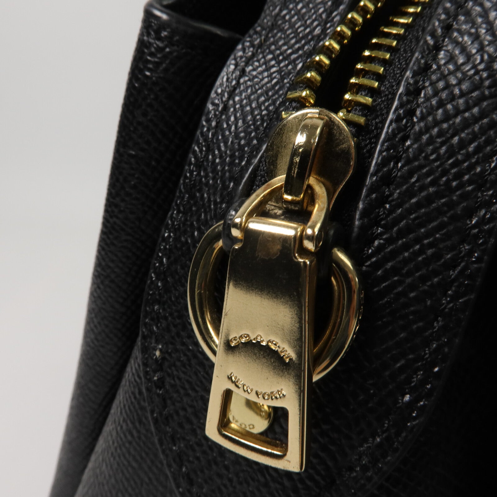 COACH 牛皮皮革Lillie Carryall Large手挽肩背兩用袋