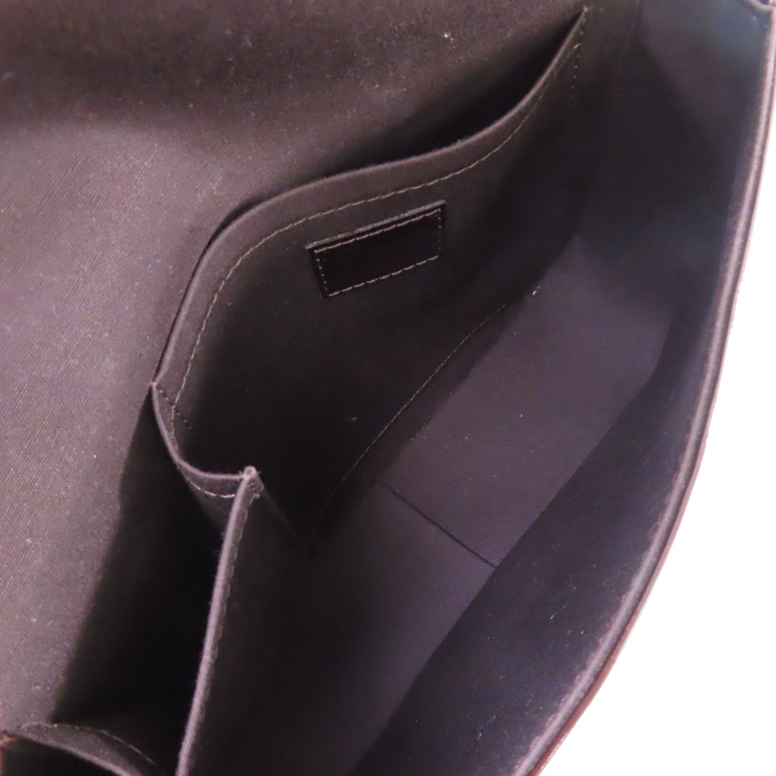 LOUIS VUITTON Monogram Vernis Rodeo Drive Shoulder Bag金扣肩背袋酒紅色