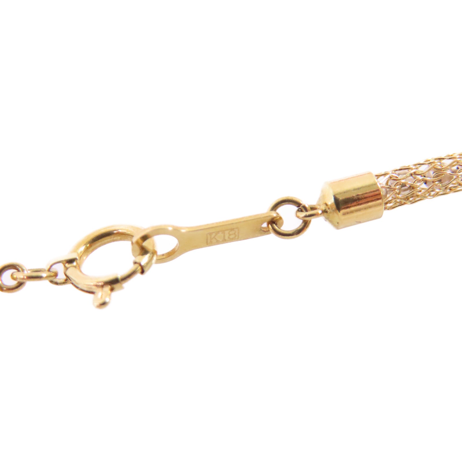 JEWELRY 【激減優惠】18K黃金/藍寶石/0.43ct鑽石Color Stone Diamond Necklace項鏈