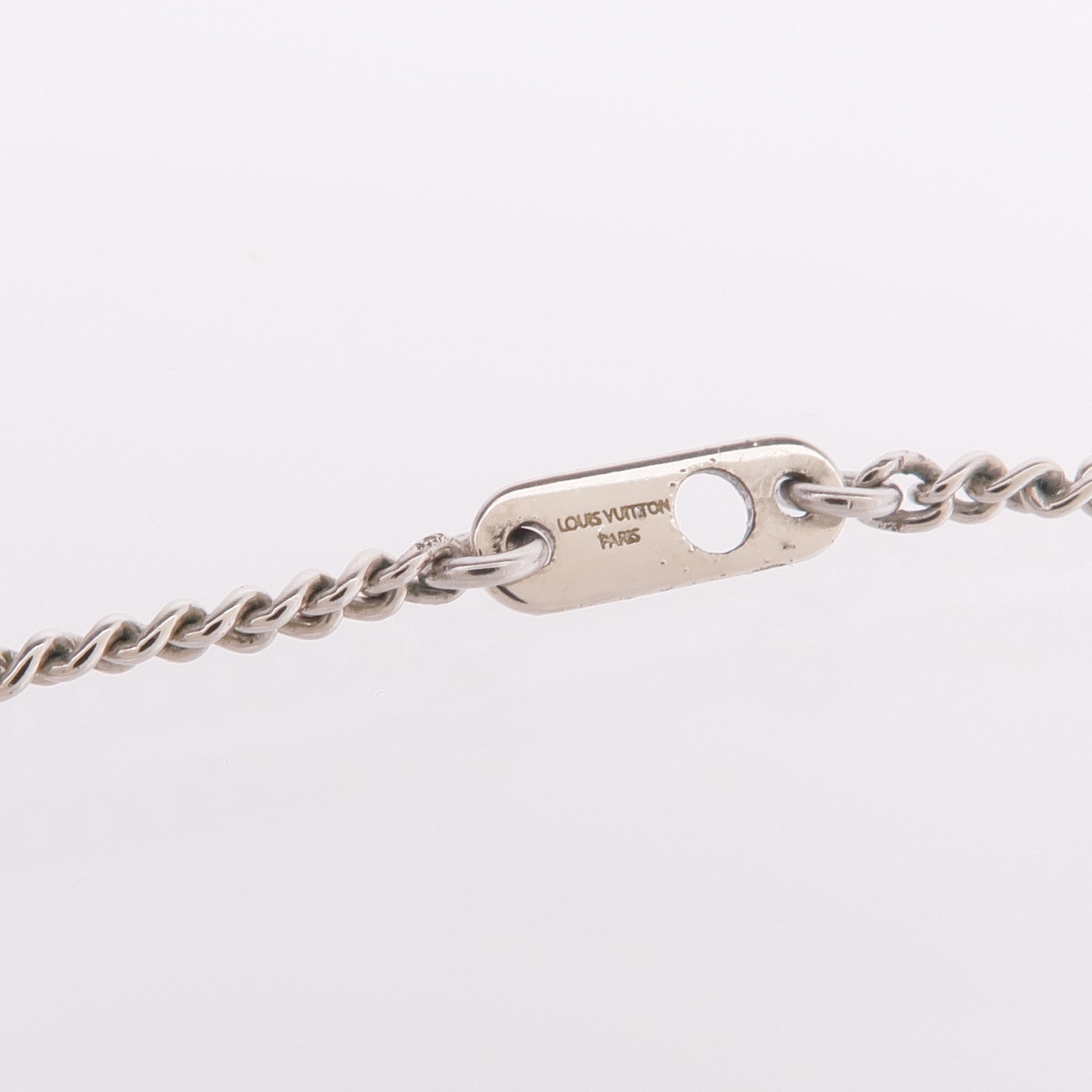 LOUIS VUITTON Monogram Eclipse/金屬Collier Charms Necklace項鍊