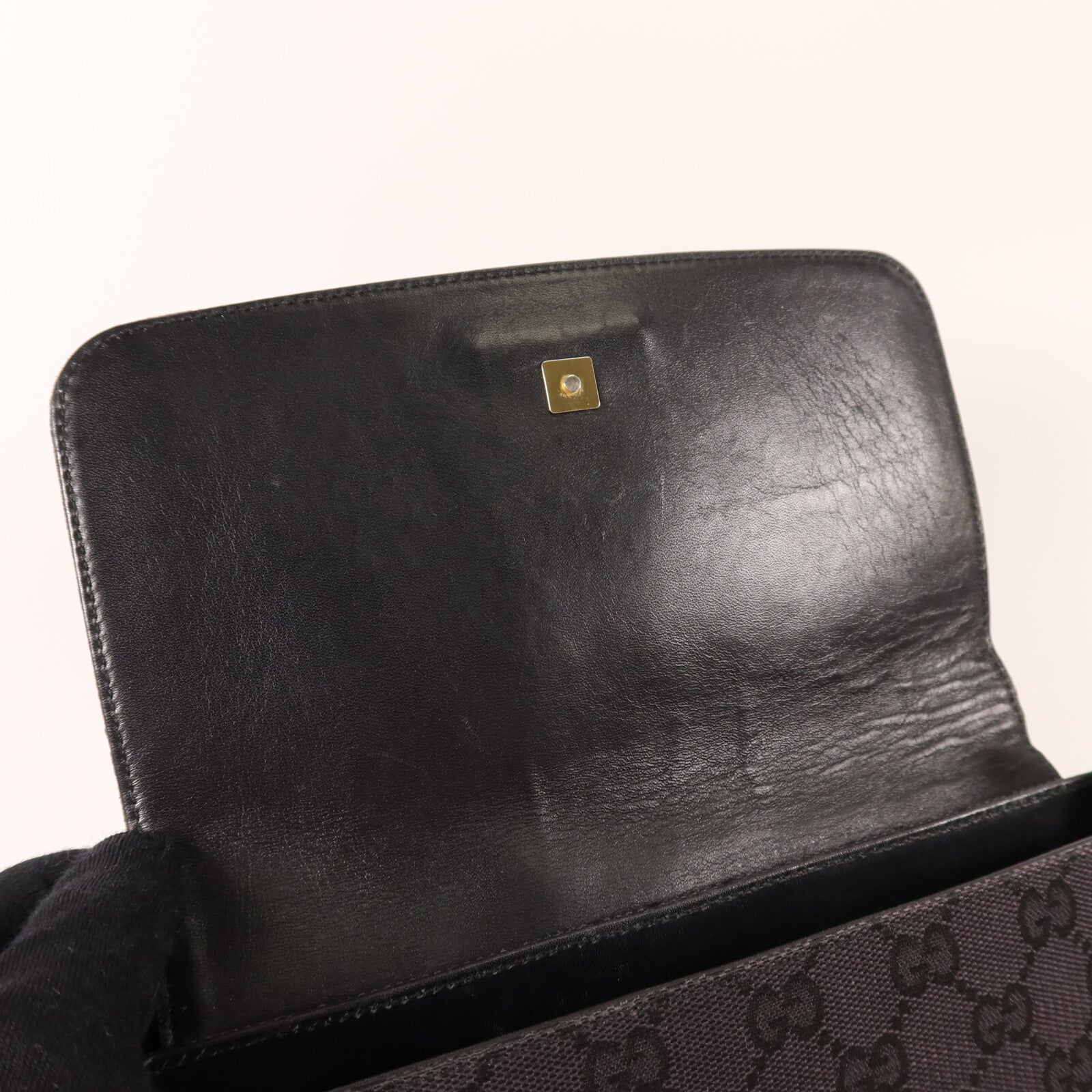 GUCCI 帆布Chain Shoulder鏈帶肩背袋