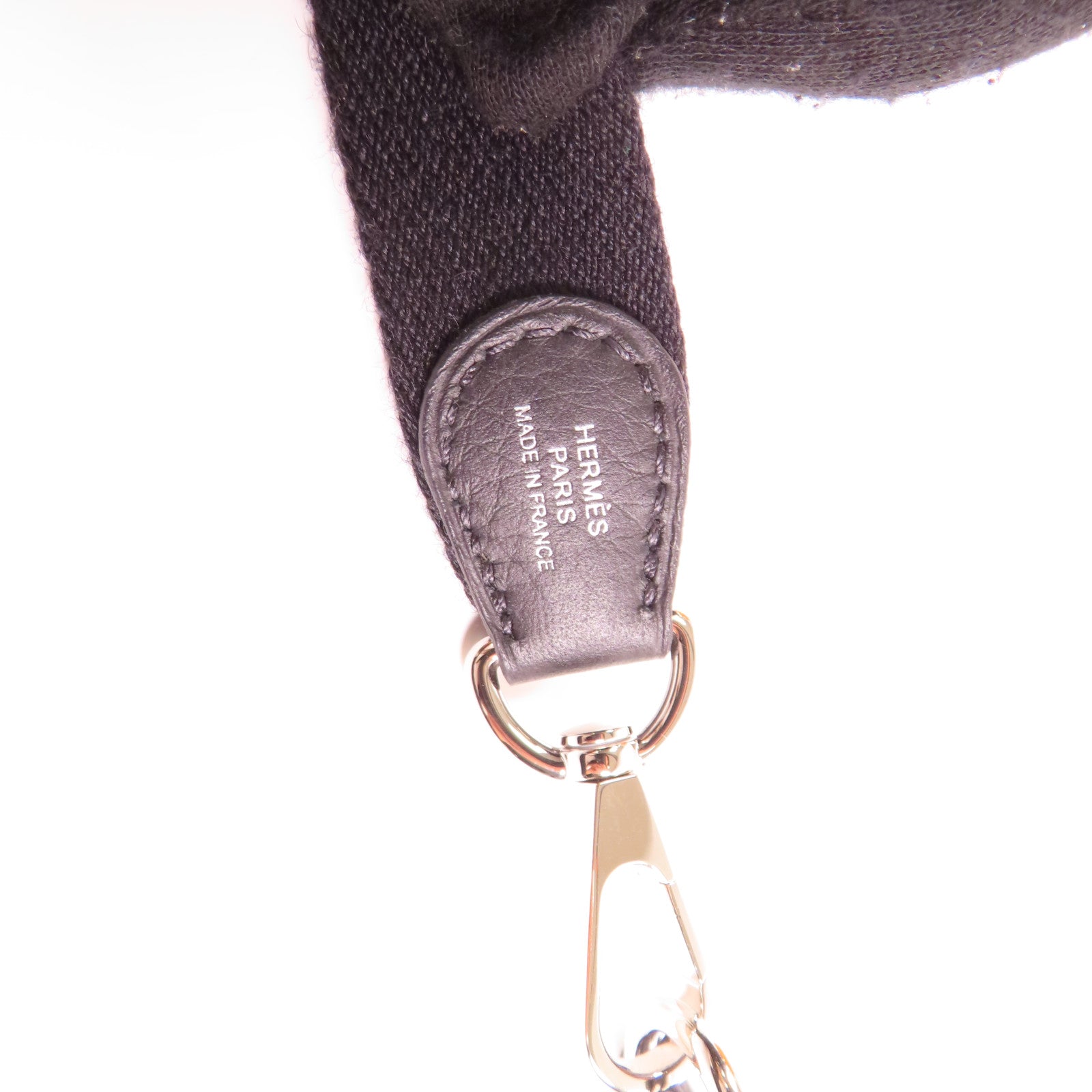 HERMES Clemence皮革Evelyne TPM銀扣肩背袋89 Noir