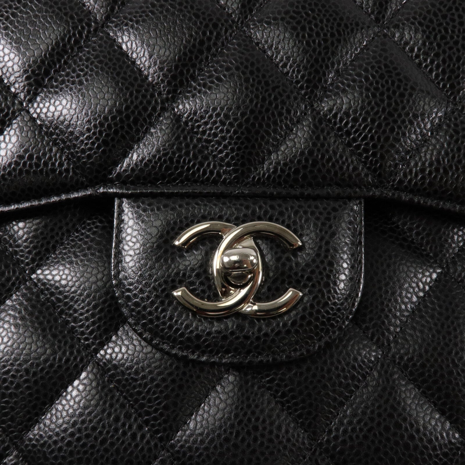 CHANEL 牛皮皮革Large Classic鏈帶肩背袋