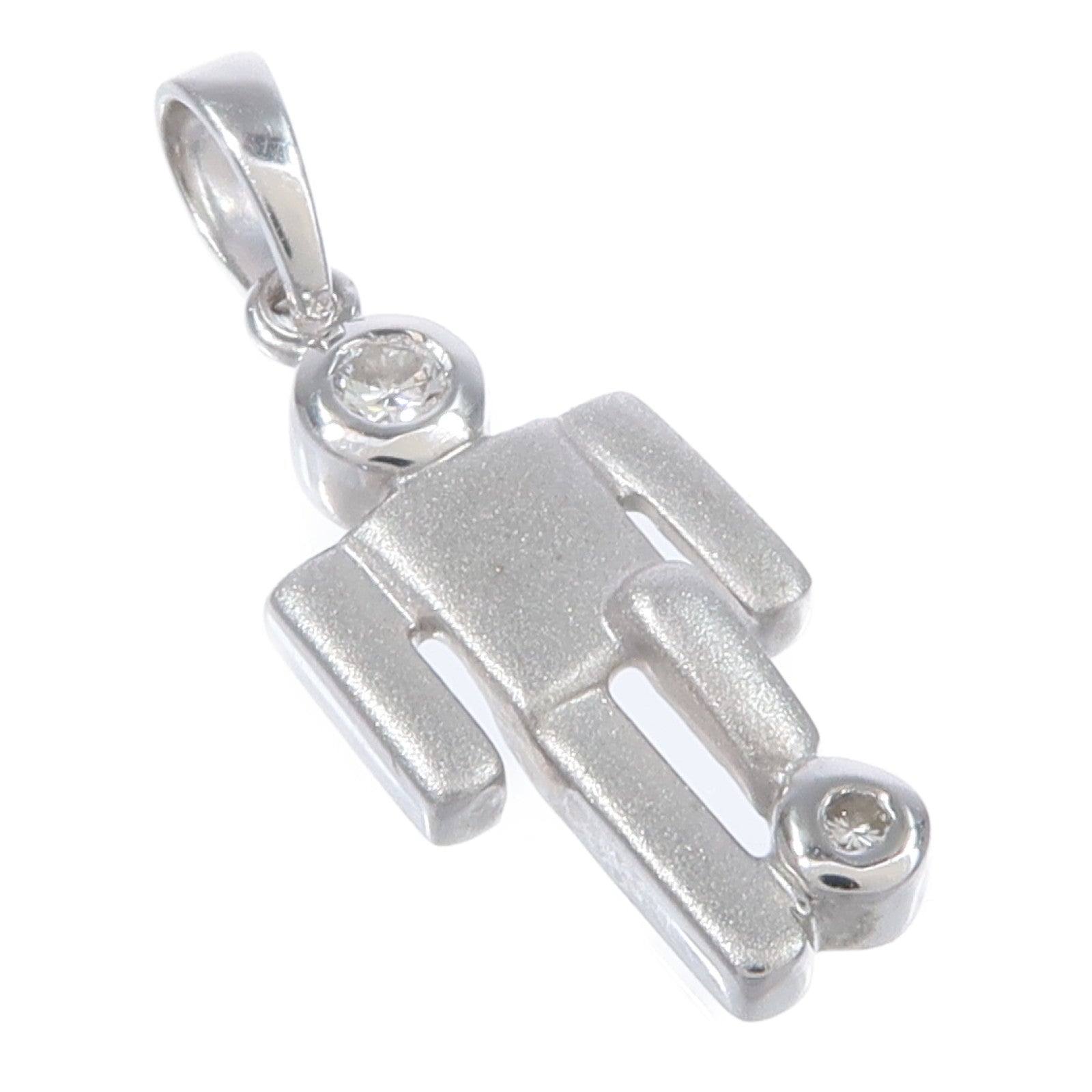 JEWELRY 18K白金Diamond Pendant Top鑽石吊墜