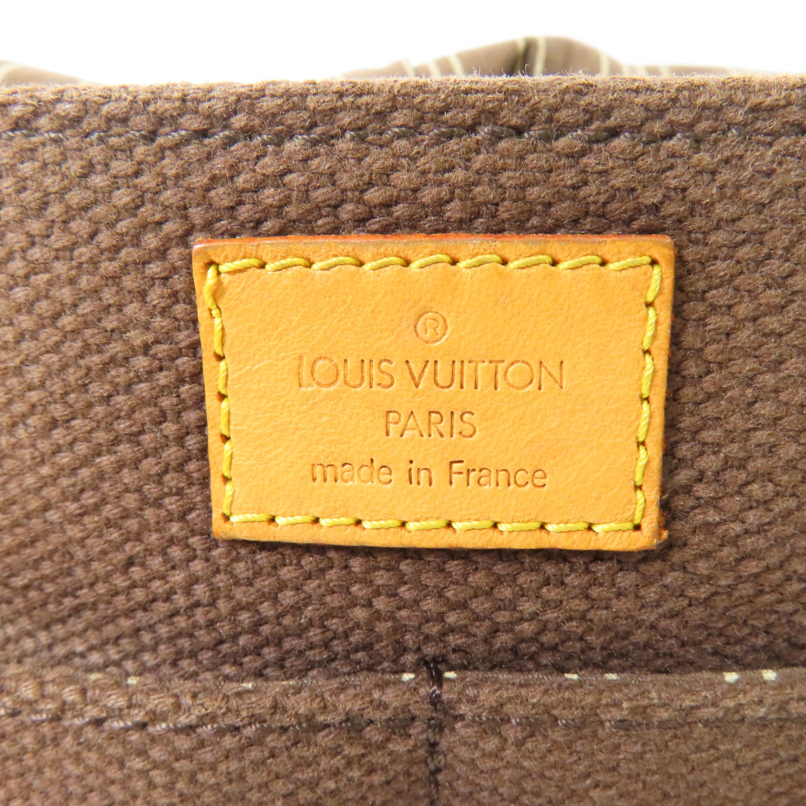 LOUIS VUITTON 帆布Besace PM銀扣肩背袋