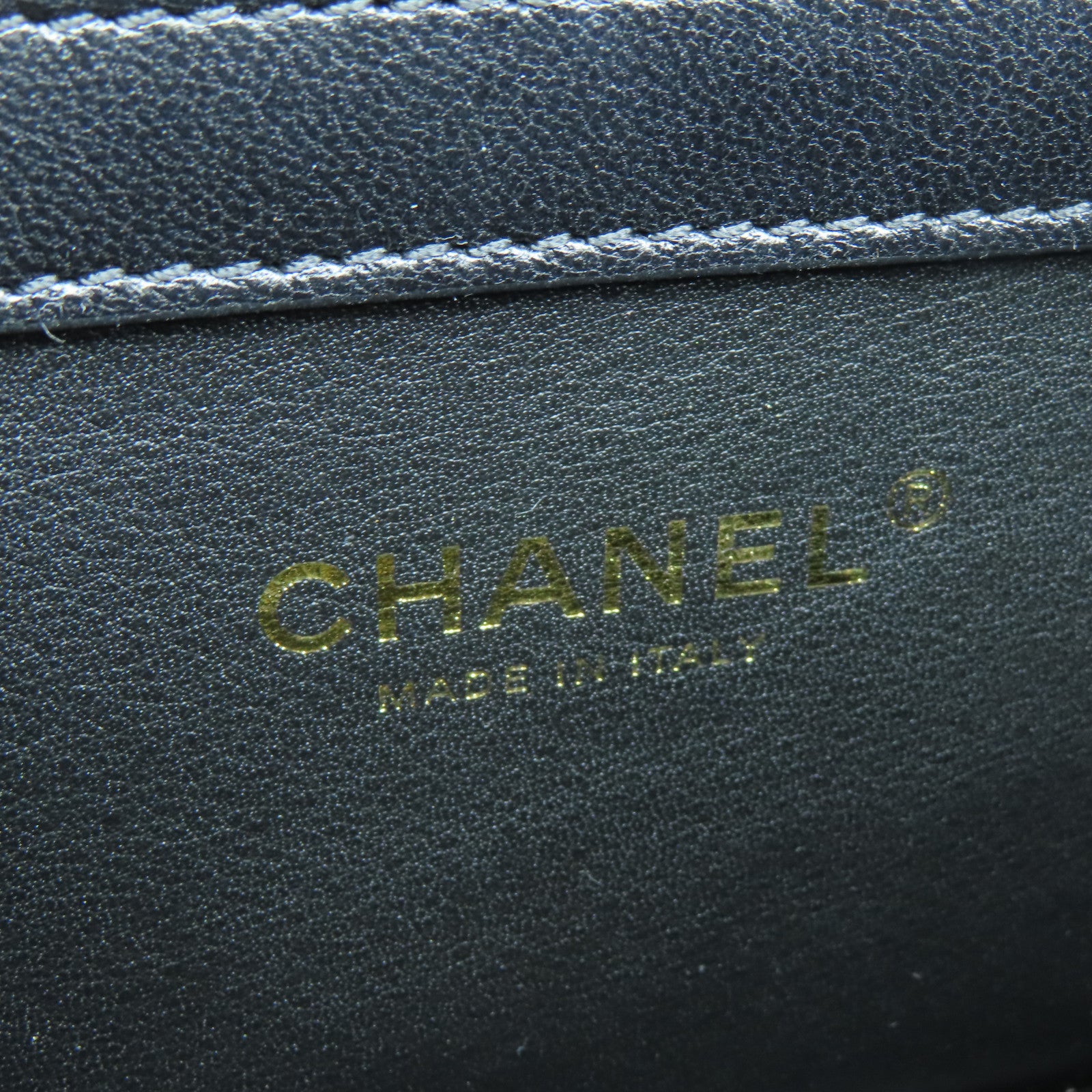 CHANEL 【清倉大減價】菱格牛皮皮革Chain Shoulder金扣手挽肩背兩用袋黑色