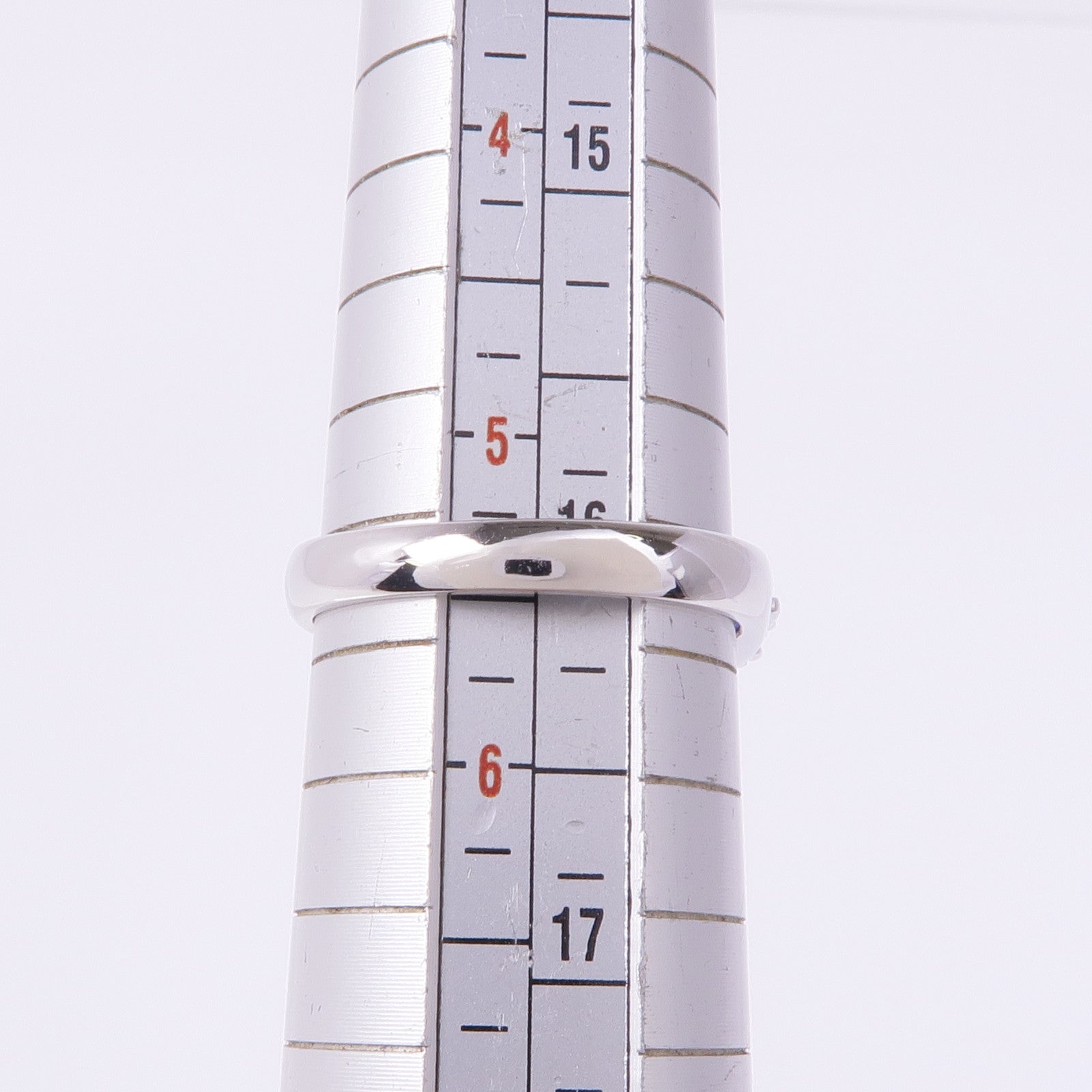 JEWELRY PT900鉑金Sapphire Diamond Ring藍寶石/鑽石戒指US#5.25