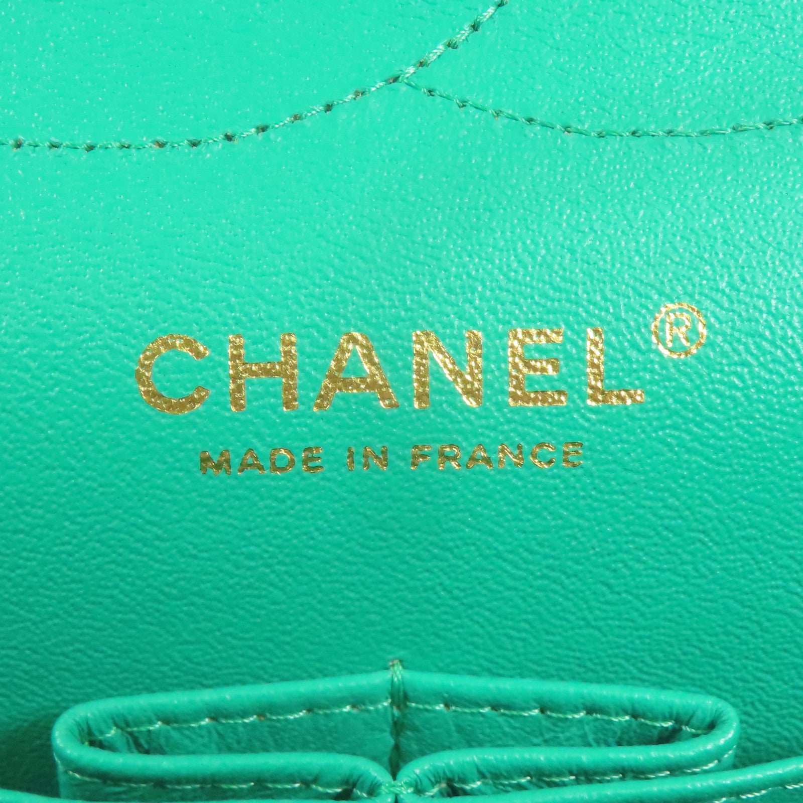 CHANEL 羊皮皮革Large Classic金扣鏈帶肩背袋