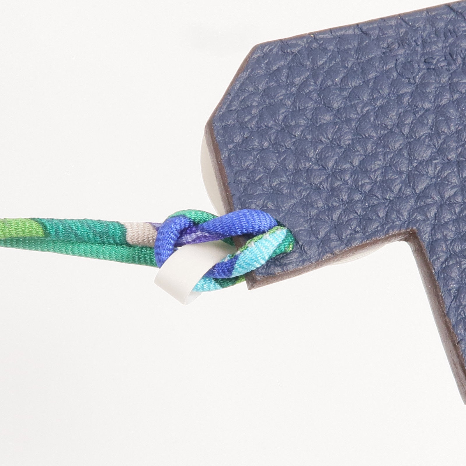 HERMES Togo/Epsom皮革Petit H Heart掛飾