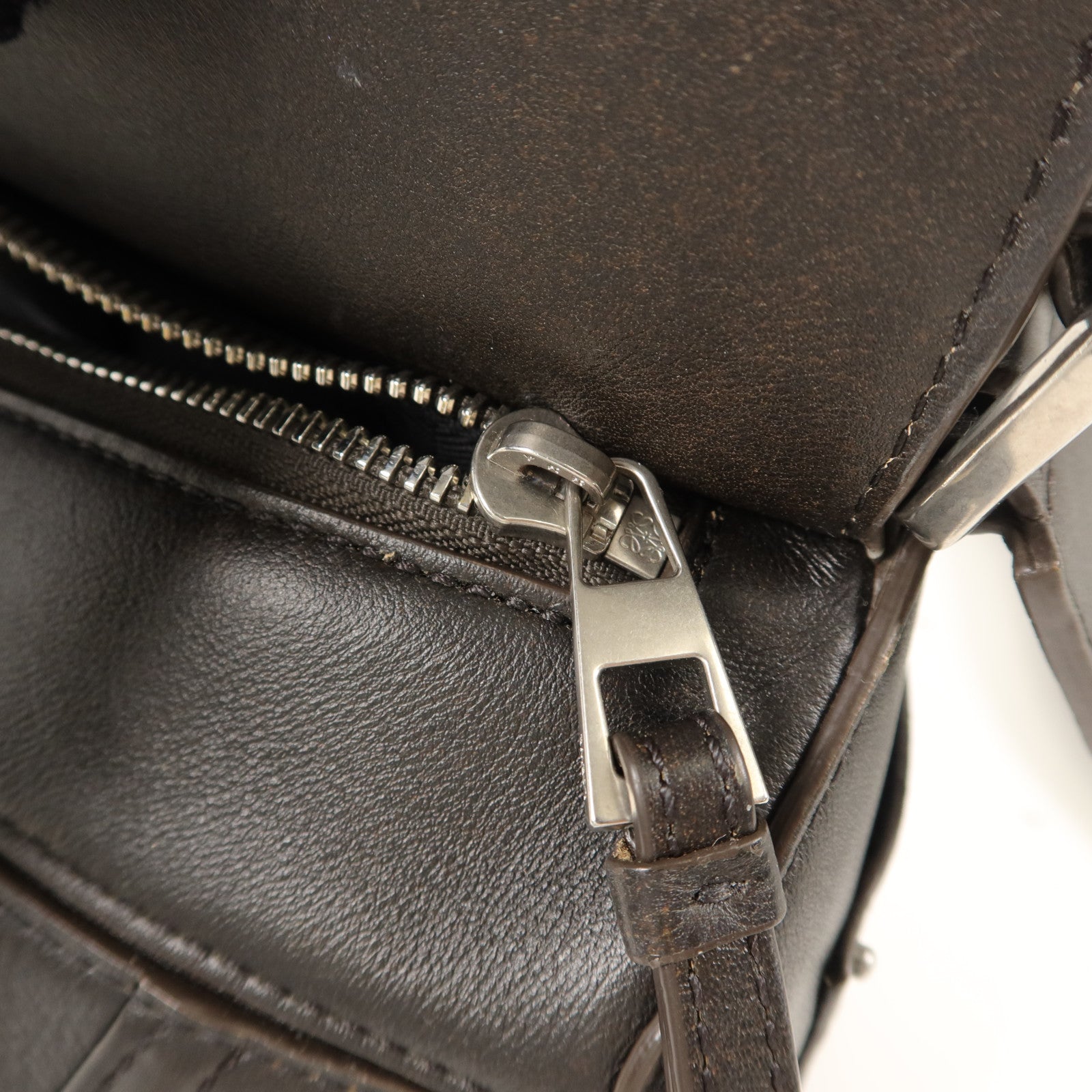 LOEWE 牛皮皮革Panta Puzzle Small手挽肩背兩用袋
