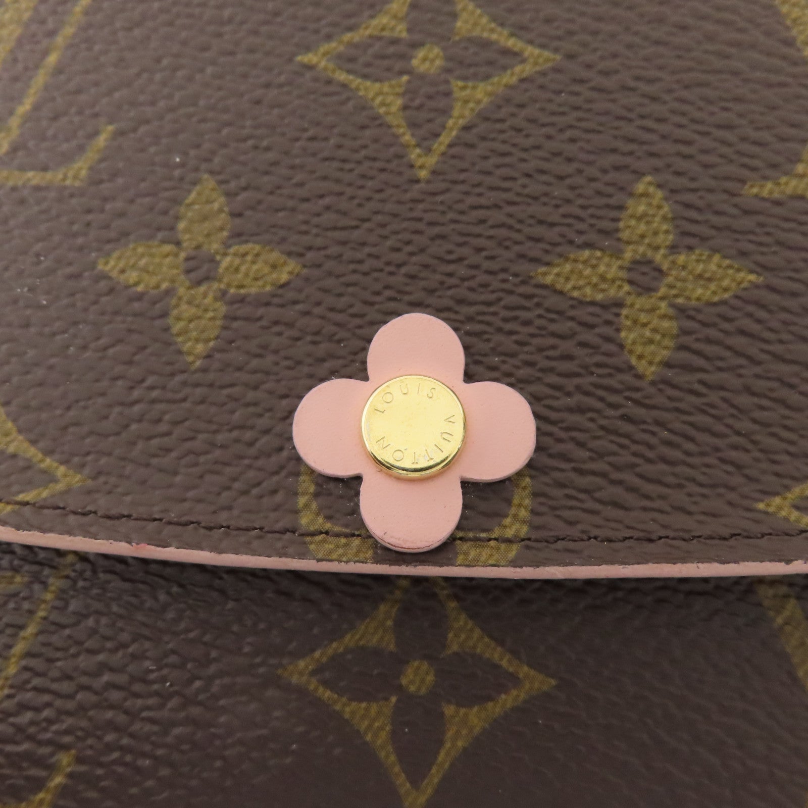 LOUIS VUITTON Monogram Emilie Wallet金扣長錢包