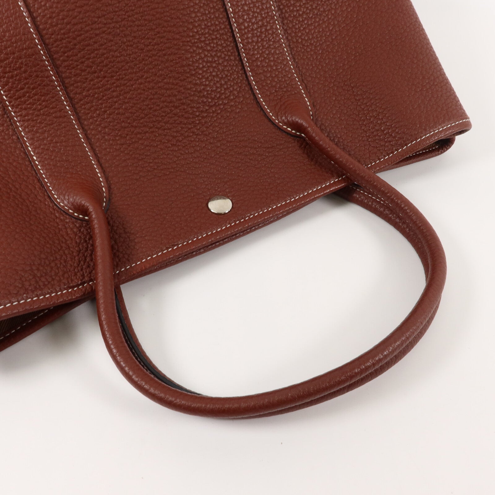 HERMES Negonda皮革Garden Party PM手挽袋Rough H