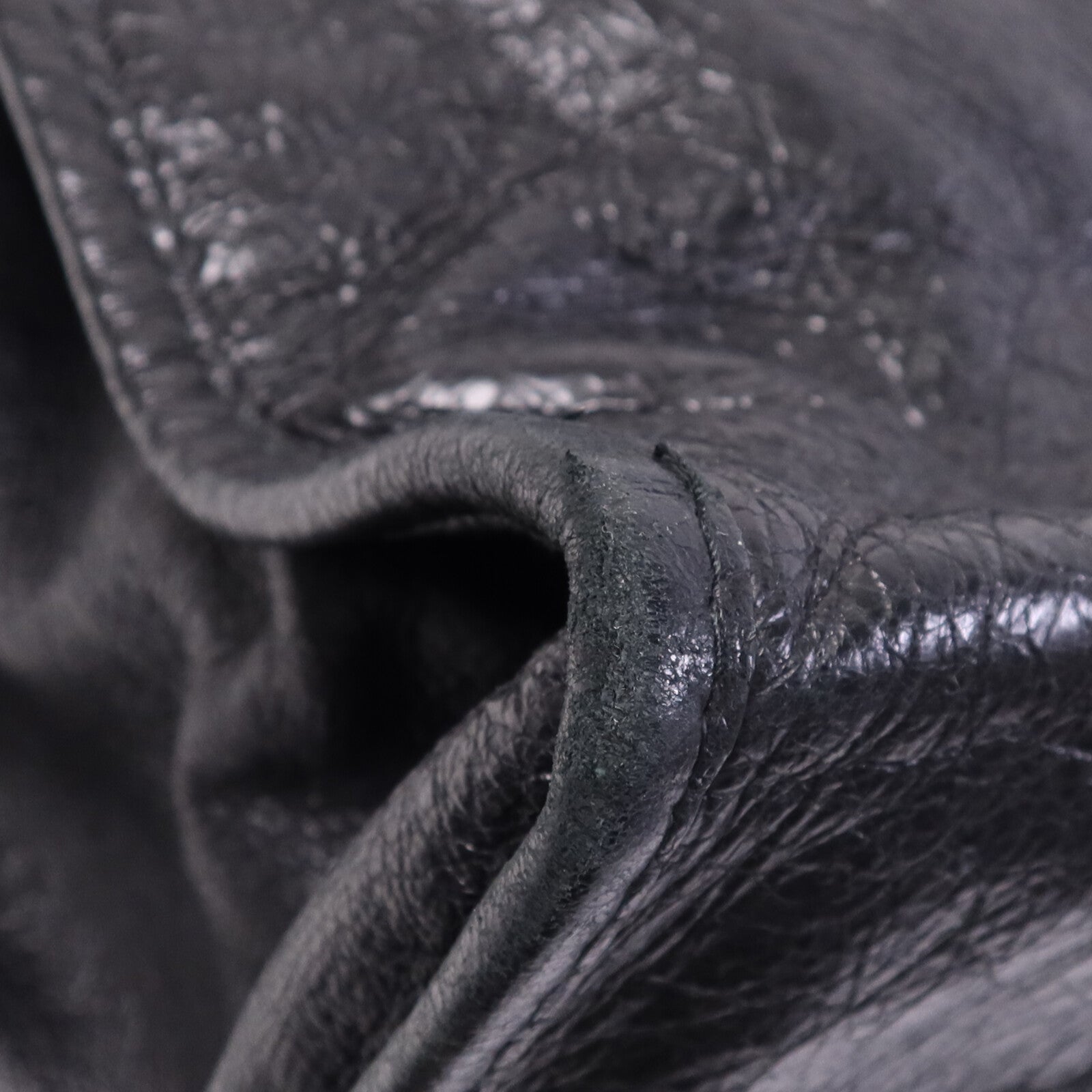 BALENCIAGA 羊皮皮革Bazar Shopper銀扣肩背袋