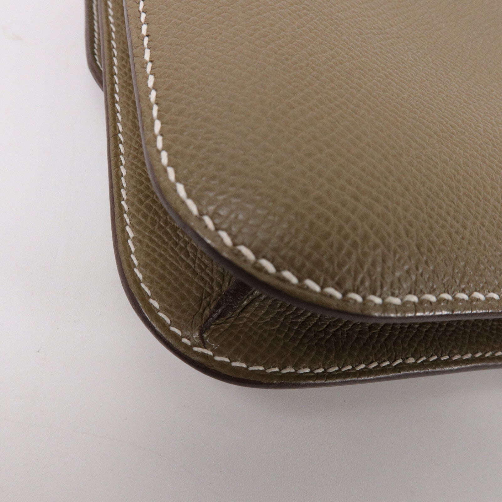 HERMES Epsom皮革Constance Elan肩背袋Etoupe