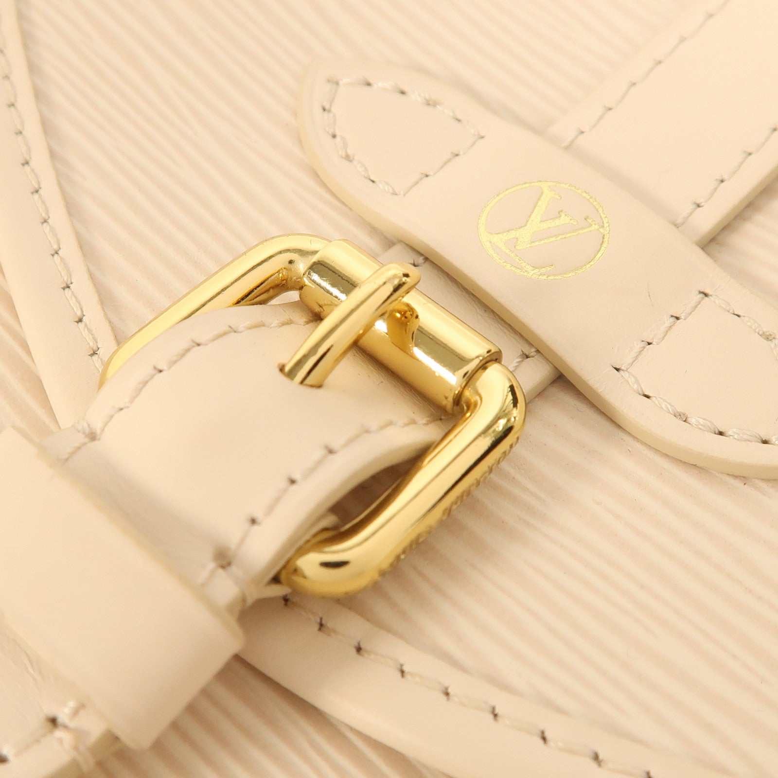 LOUIS VUITTON Epi Saumur BB金扣手挽肩背兩用袋