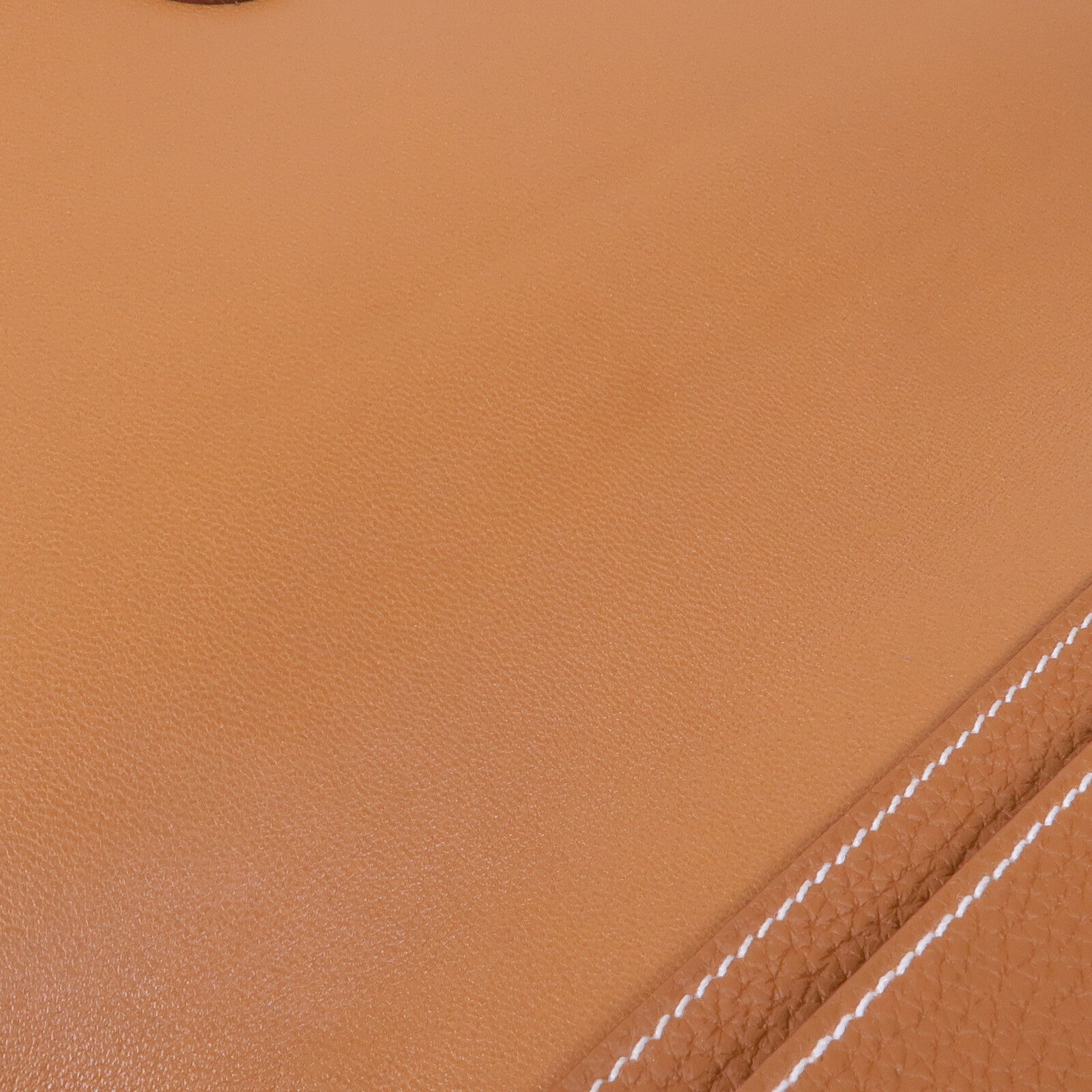 HERMES Clemence皮革Dogon GM銀扣掛飾Gold