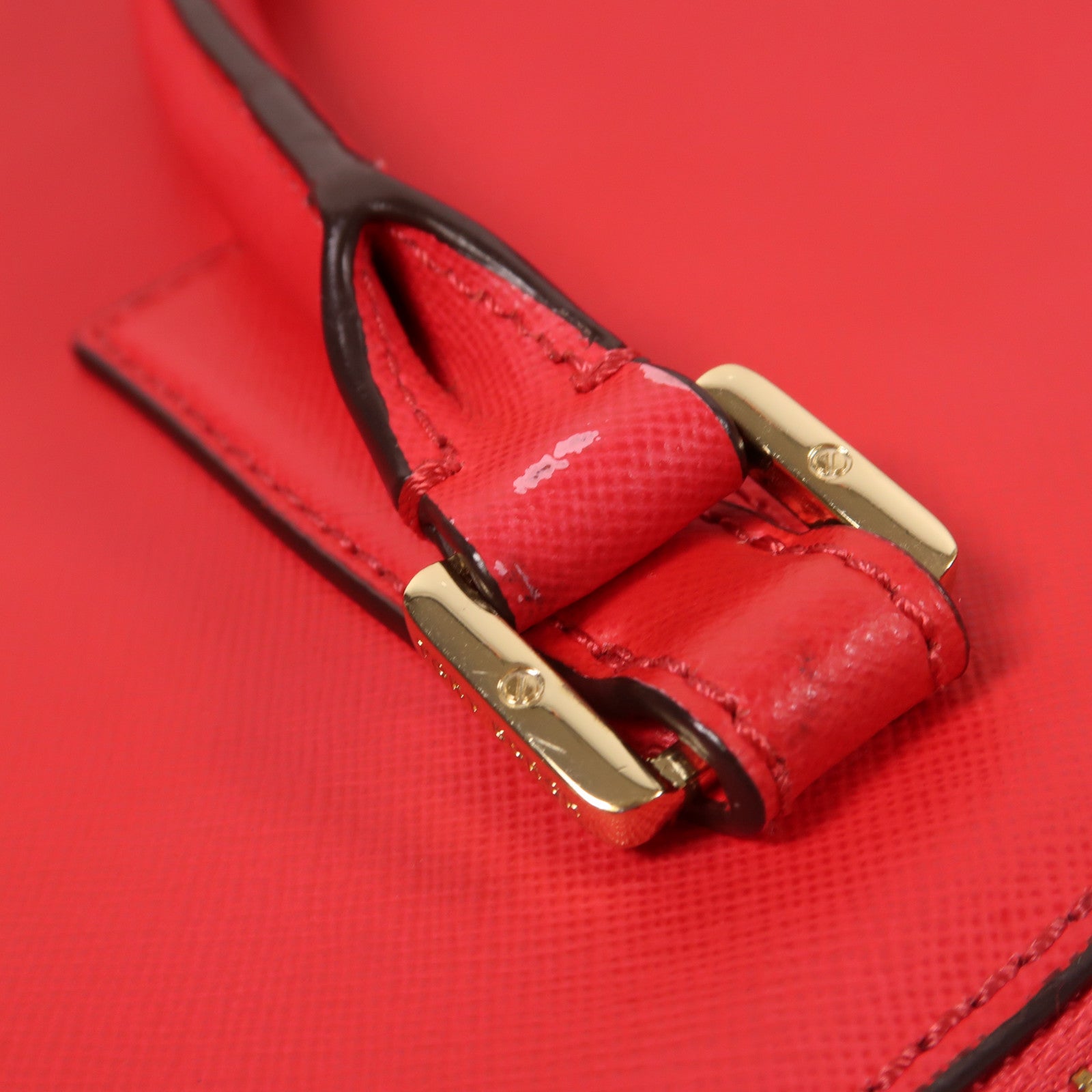 牛皮皮革2 Way Shoulder金扣手挽肩背兩用袋