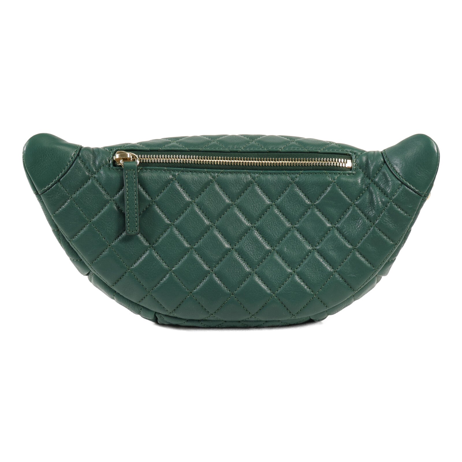 CHANEL 羊皮皮革Waist Bag金扣斜挎包