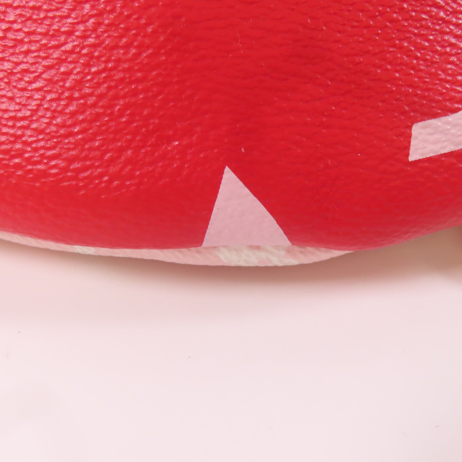 LOUIS VUITTON Monogram Giant Bum Bag金扣腰包紅色/粉紅色/白色