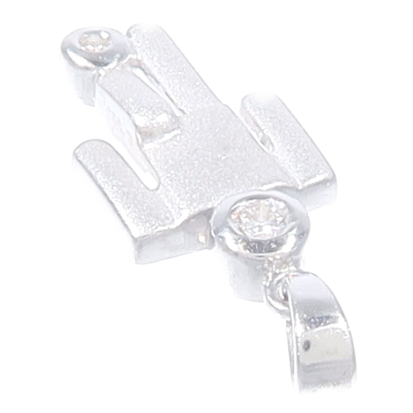 JEWELRY 18K白金Diamond Pendant Top鑽石吊墜