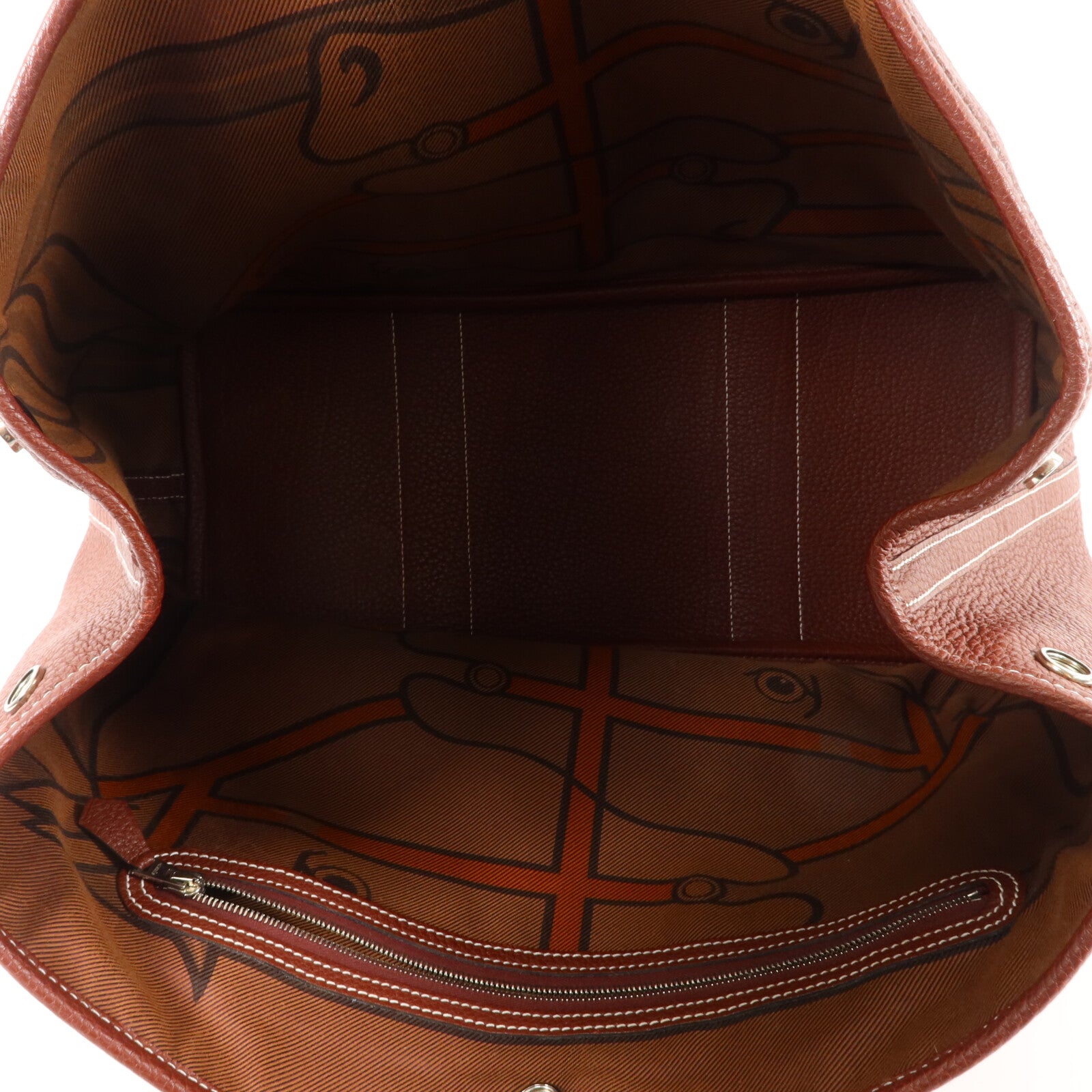 HERMES Negonda皮革Garden Party PM手挽袋Rough H