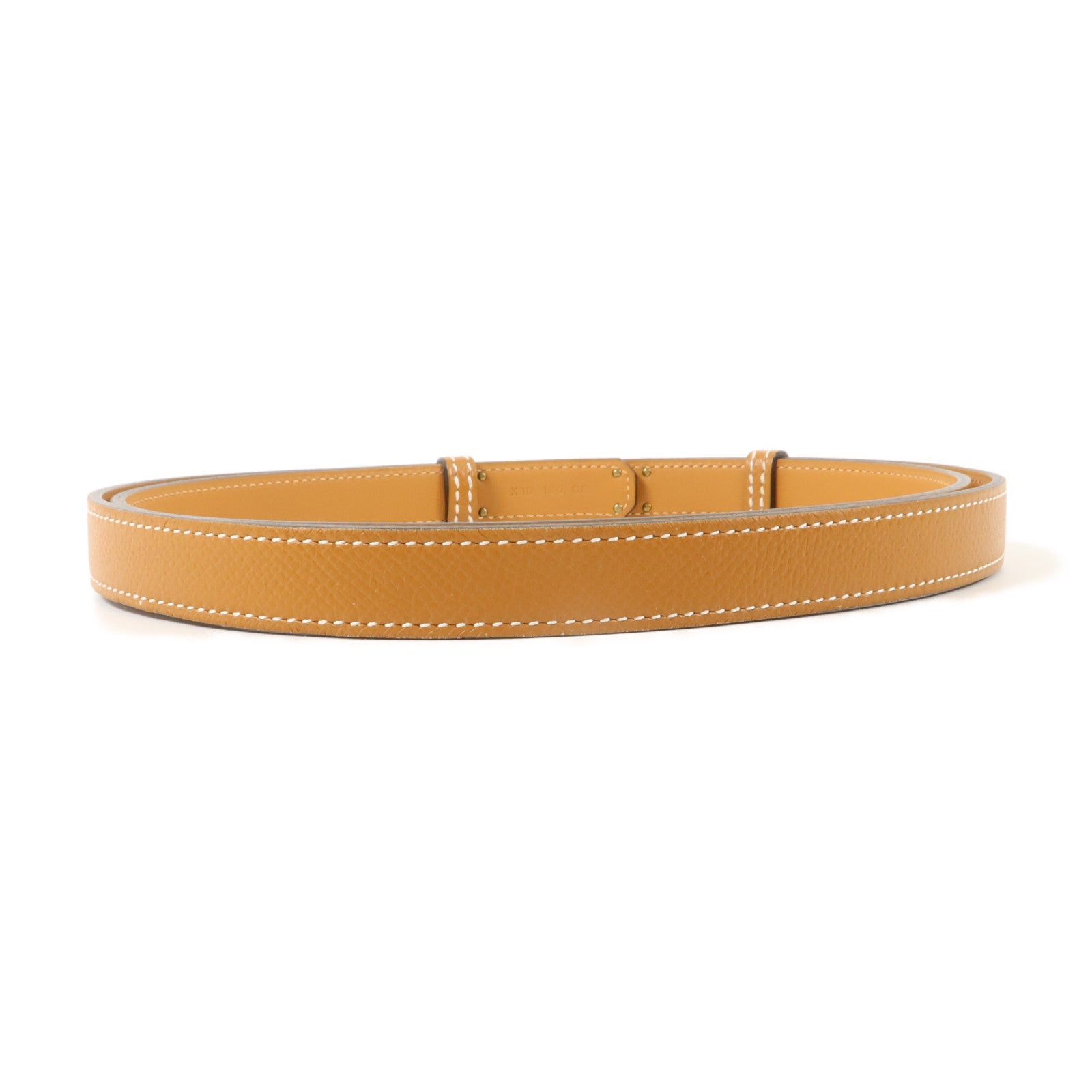 HERMES Epsom皮革Kelly 18 Belt皮帶Gold