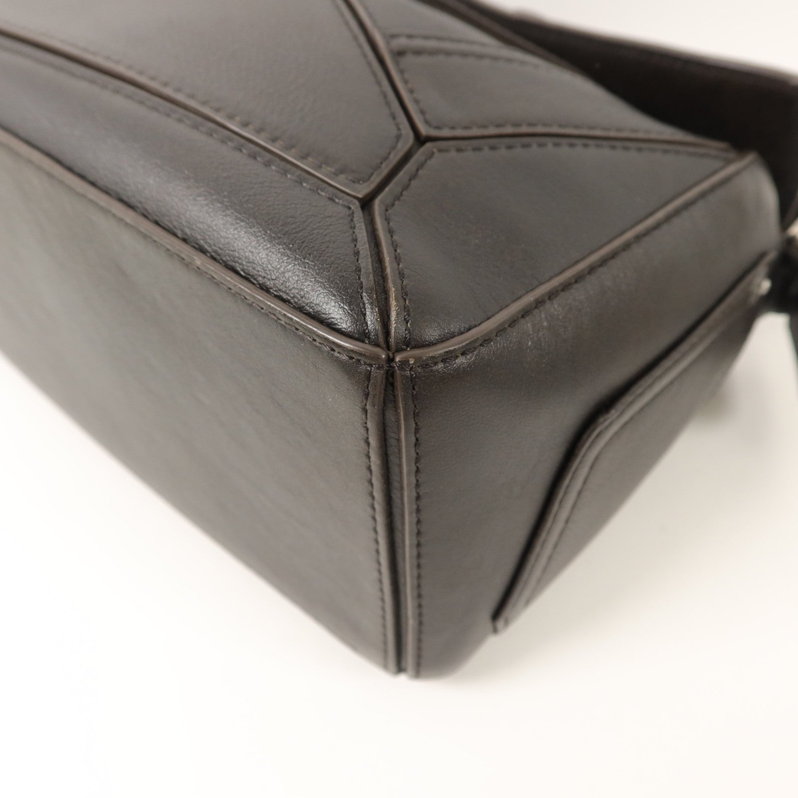 LOEWE 牛皮皮革Panta Puzzle Small手挽肩背兩用袋
