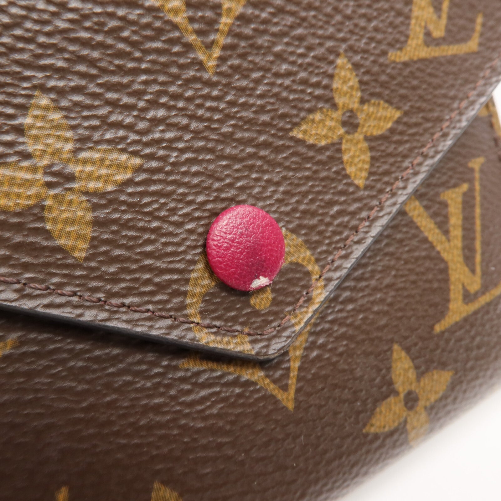 LOUIS VUITTON Monogram Portefeuille Victorine金扣錢包