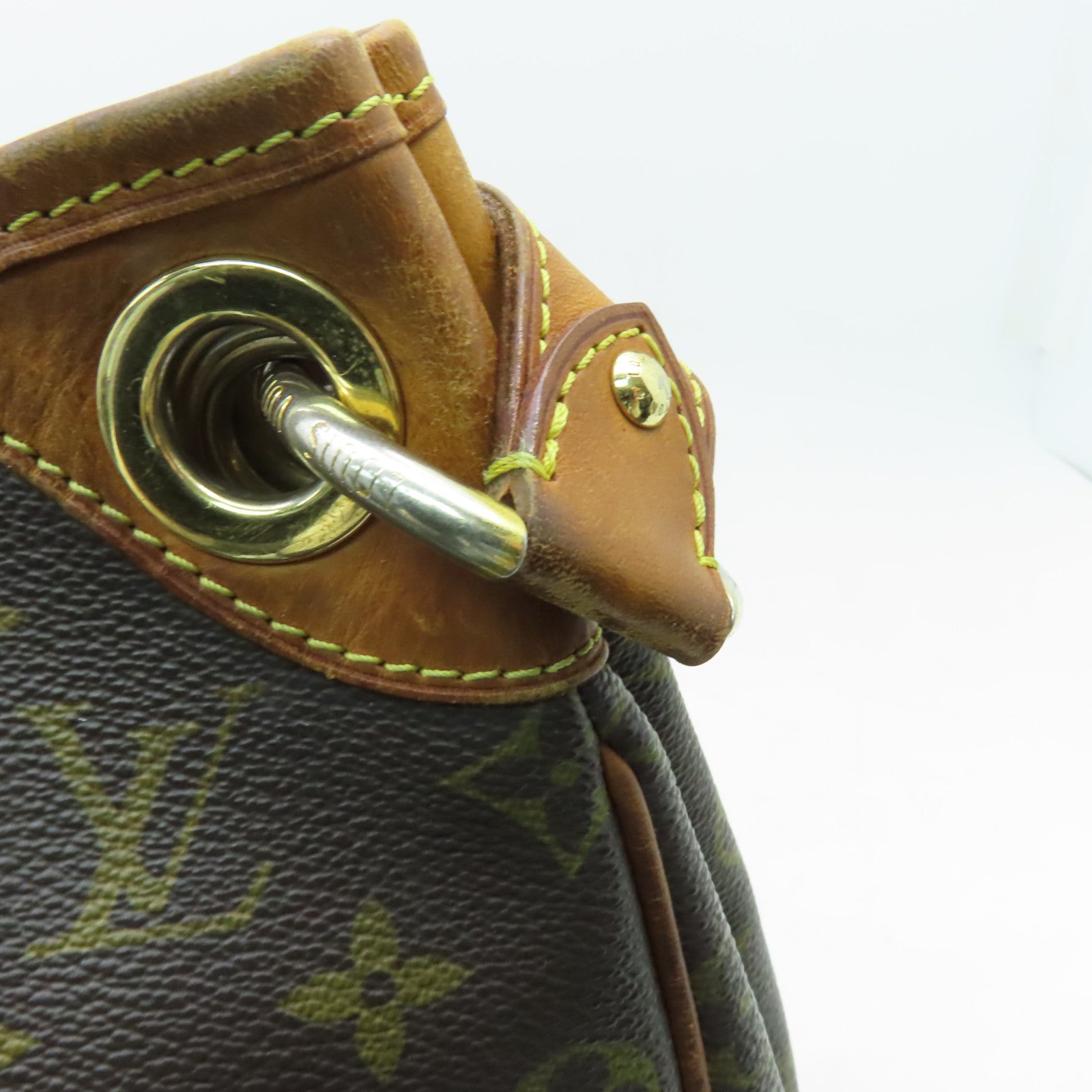 LOUIS VUITTON 【激減優惠】Monogram Galliera PM金扣肩背袋啡色