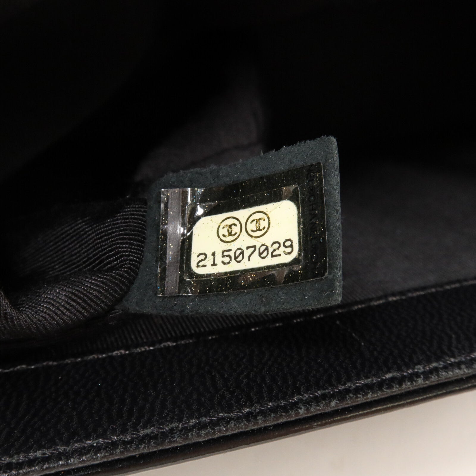 CHANEL 牛皮皮革Boy 25鏈帶肩背袋