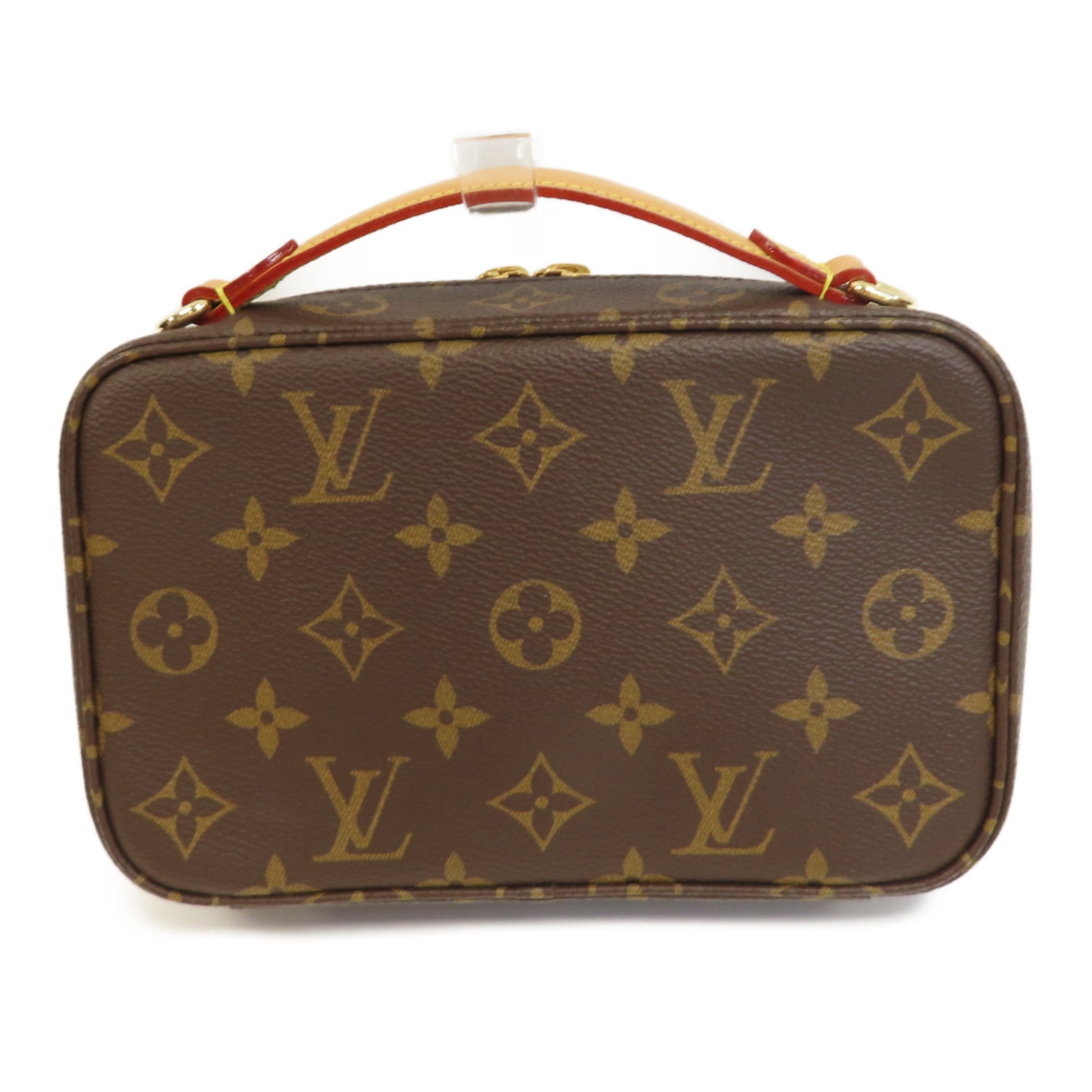 LOUIS VUITTON Monogram Utility Shoulder Bag金扣手挽肩背兩用袋啡色
