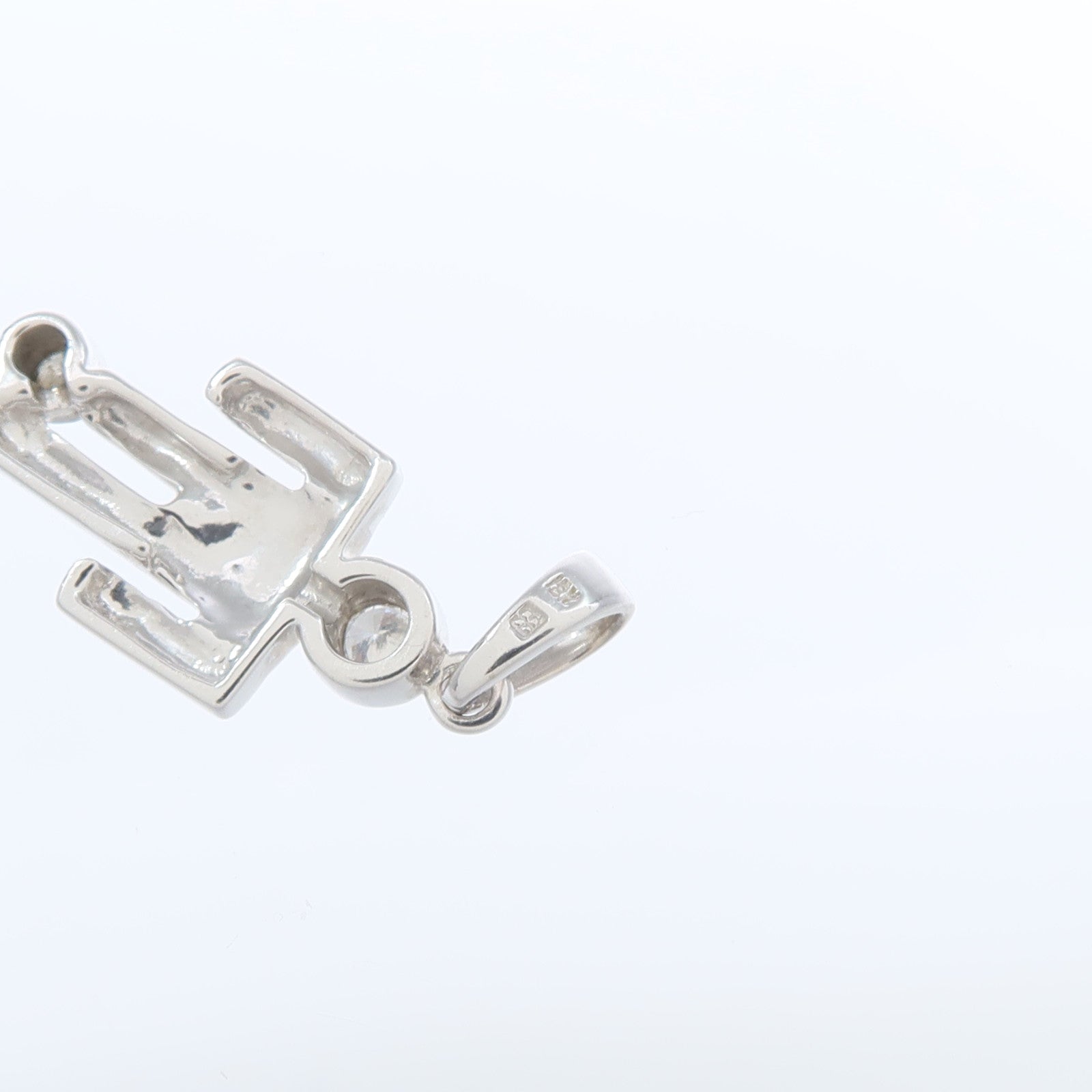 JEWELRY 18K白金Diamond Pendant Top鑽石吊墜