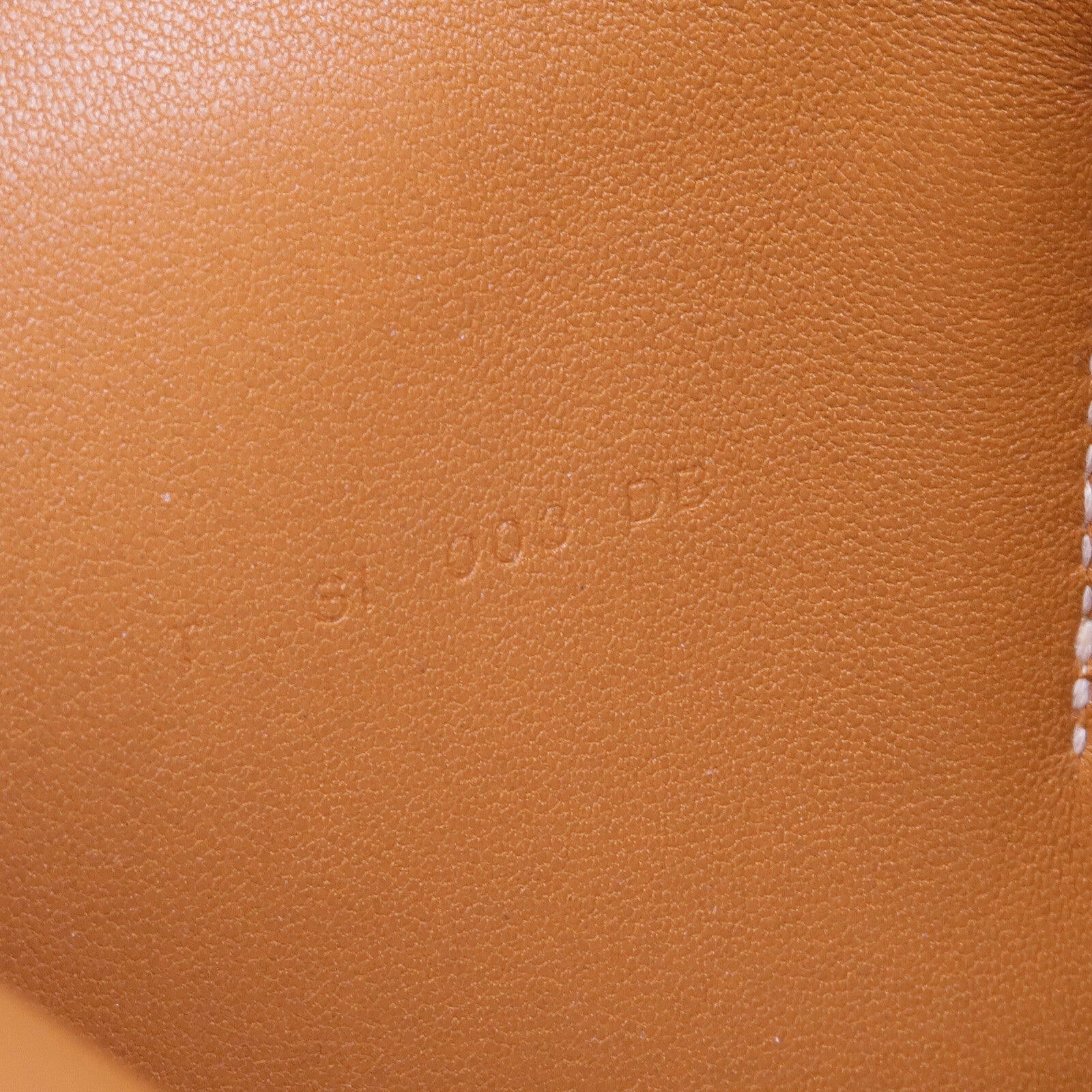 HERMES Clemence皮革Dogon GM銀扣掛飾Gold