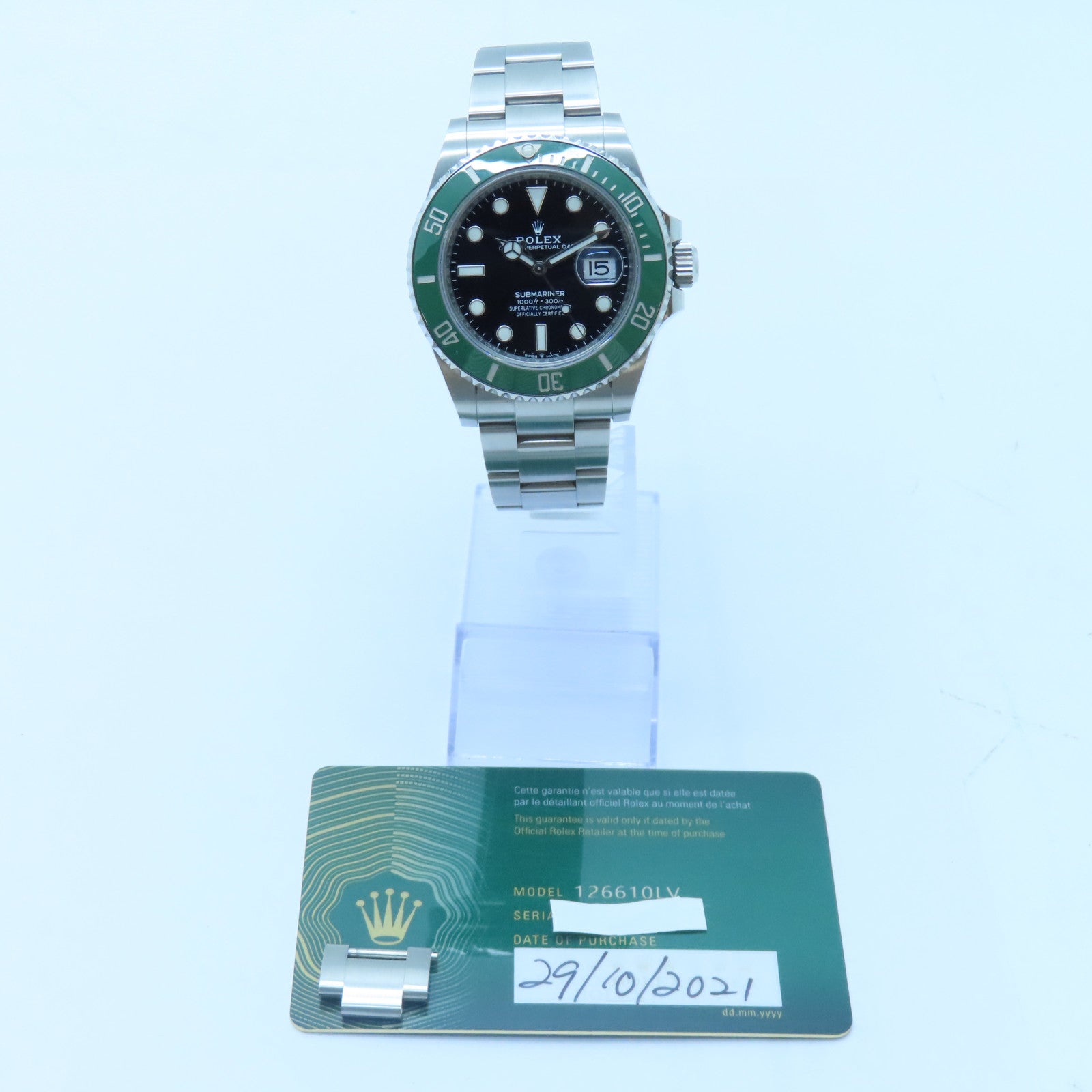 ROLEX Submarinar Date不鏽鋼手錶自動機芯黑色