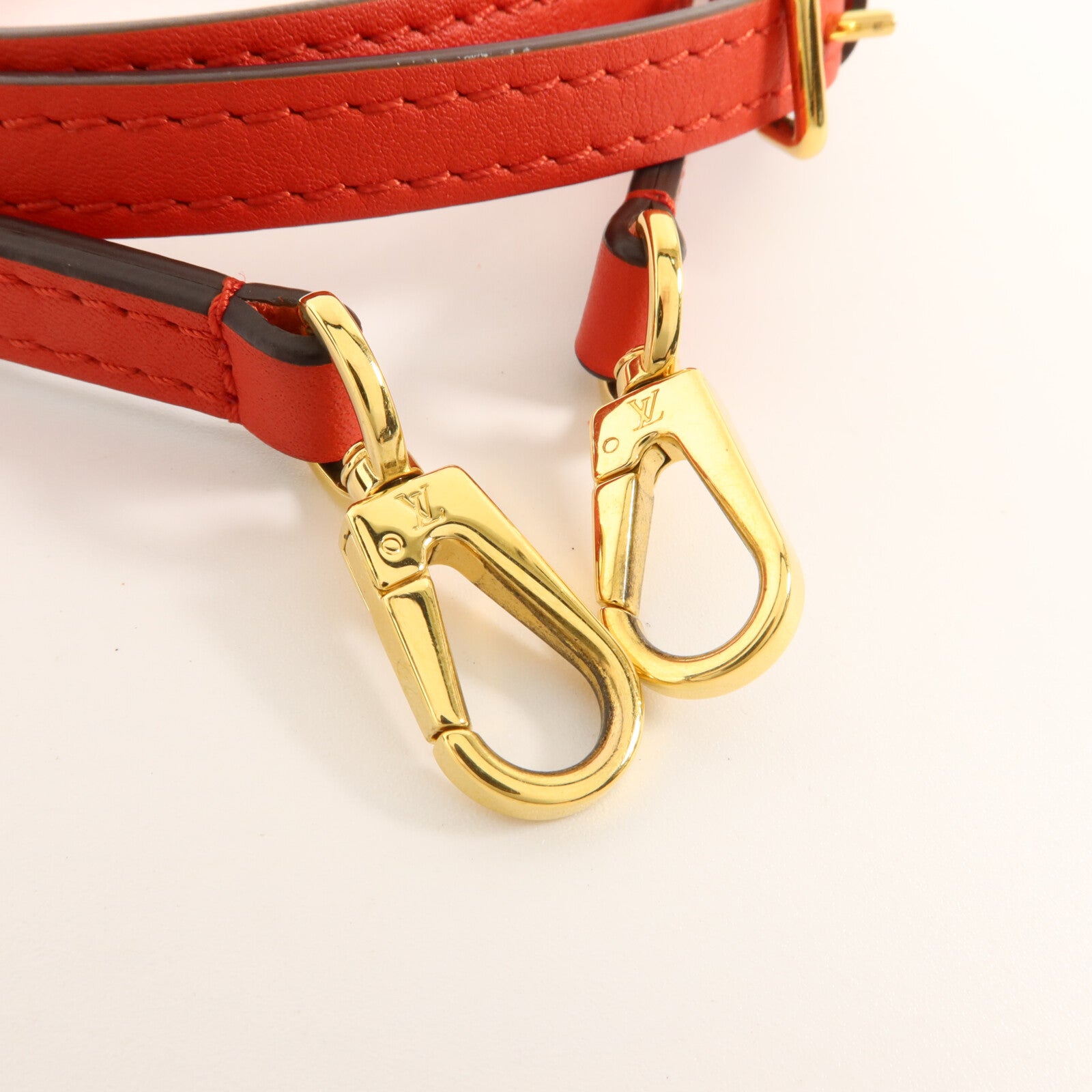 LOUIS VUITTON Monogram Locky BB手挽肩背棕色/紅色