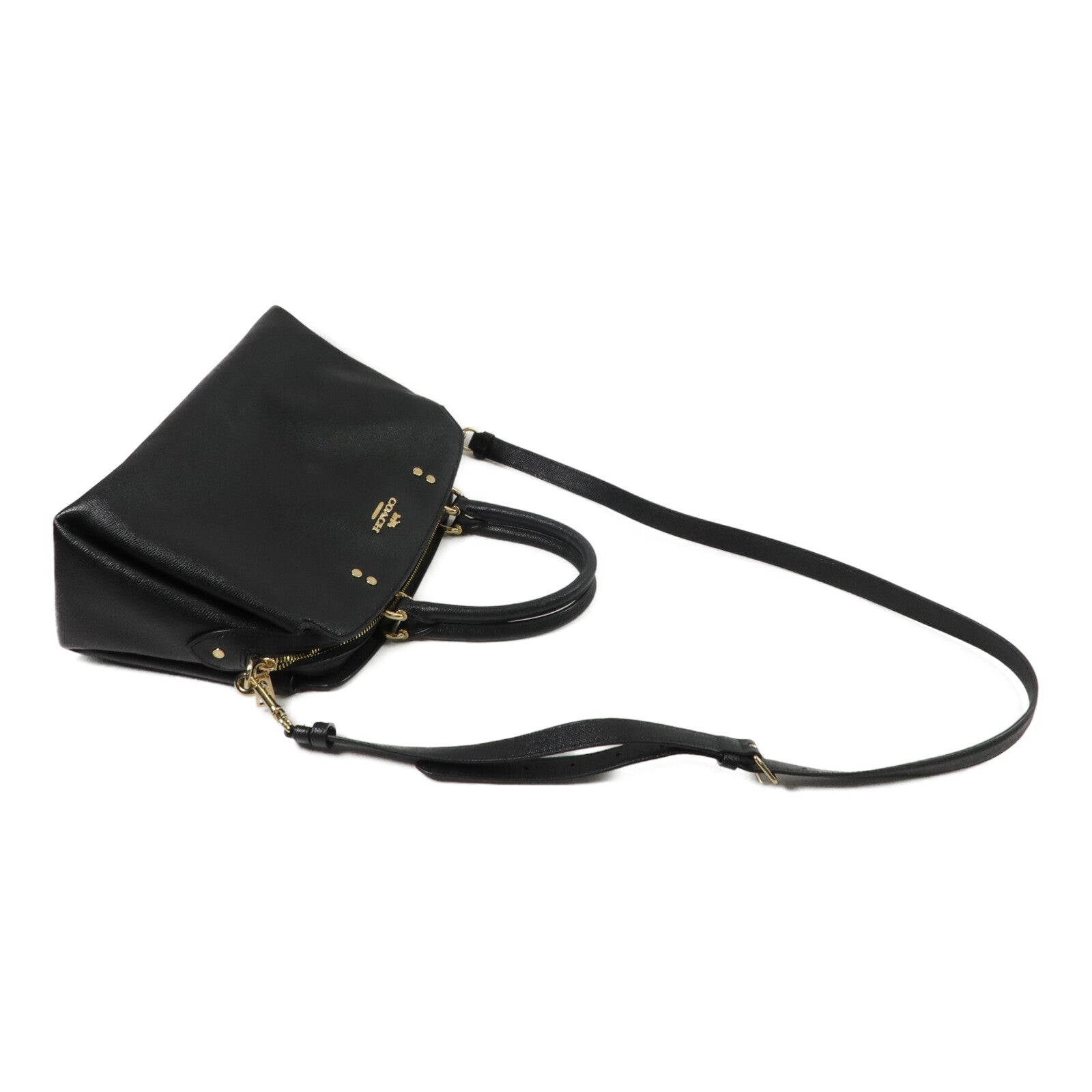 COACH 牛皮皮革Lillie Carryall Large手挽肩背兩用袋
